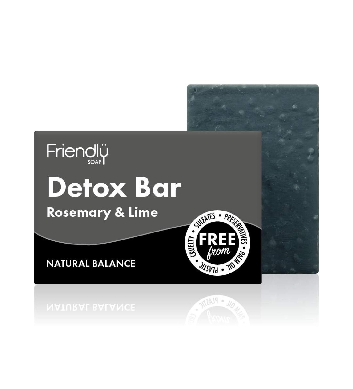  Friendly Soap Friendly Soap Detoxifying Natural Activated Charcoal Soap (Pack of 6) - Buy Online on GoSupps.com