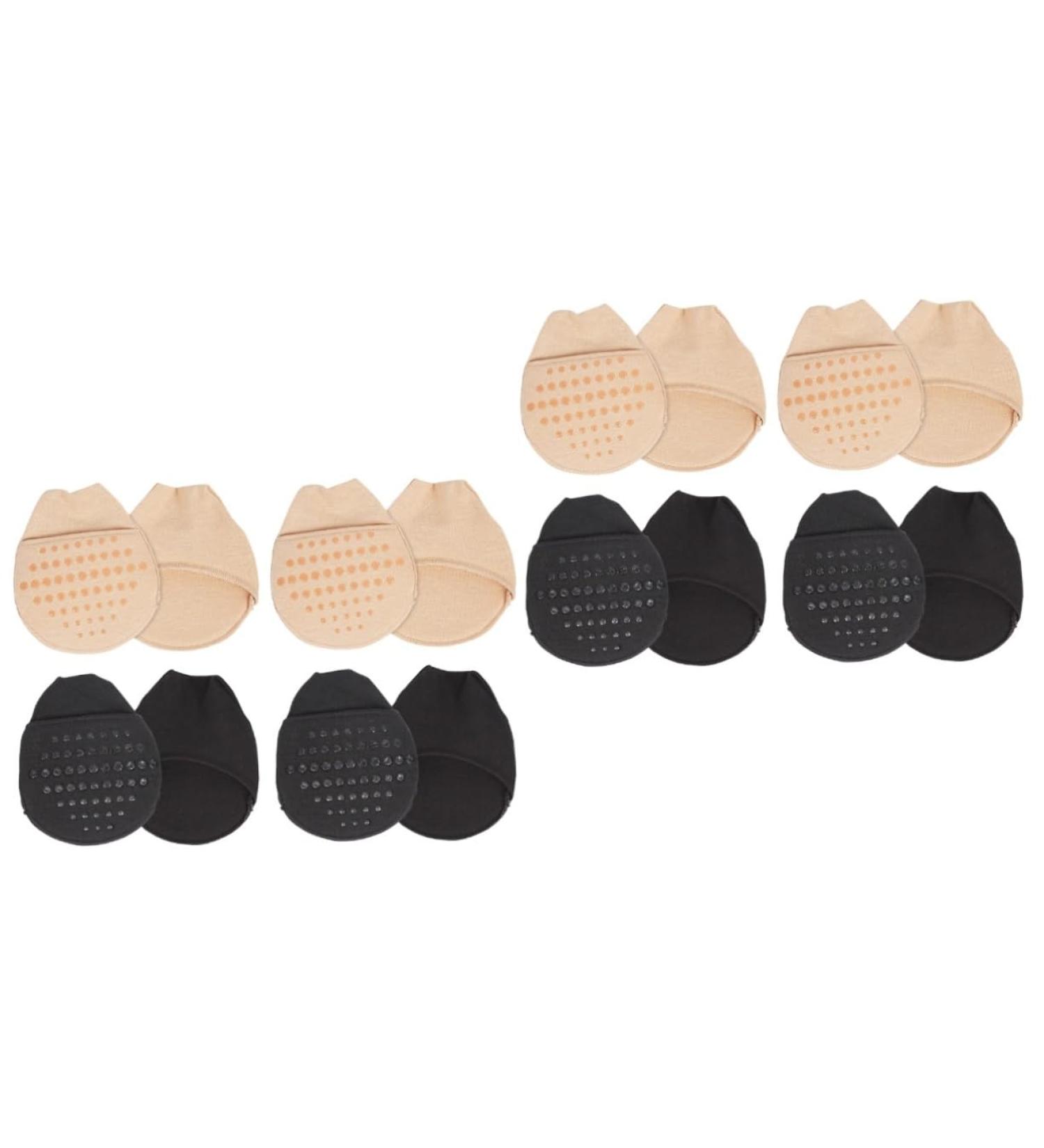 NOLITOY Women's Forefoot Socks & Pumps - Cushioned Half Foot Pads for High Heels & Heeled Boots - Buy Online on GoSupps.com