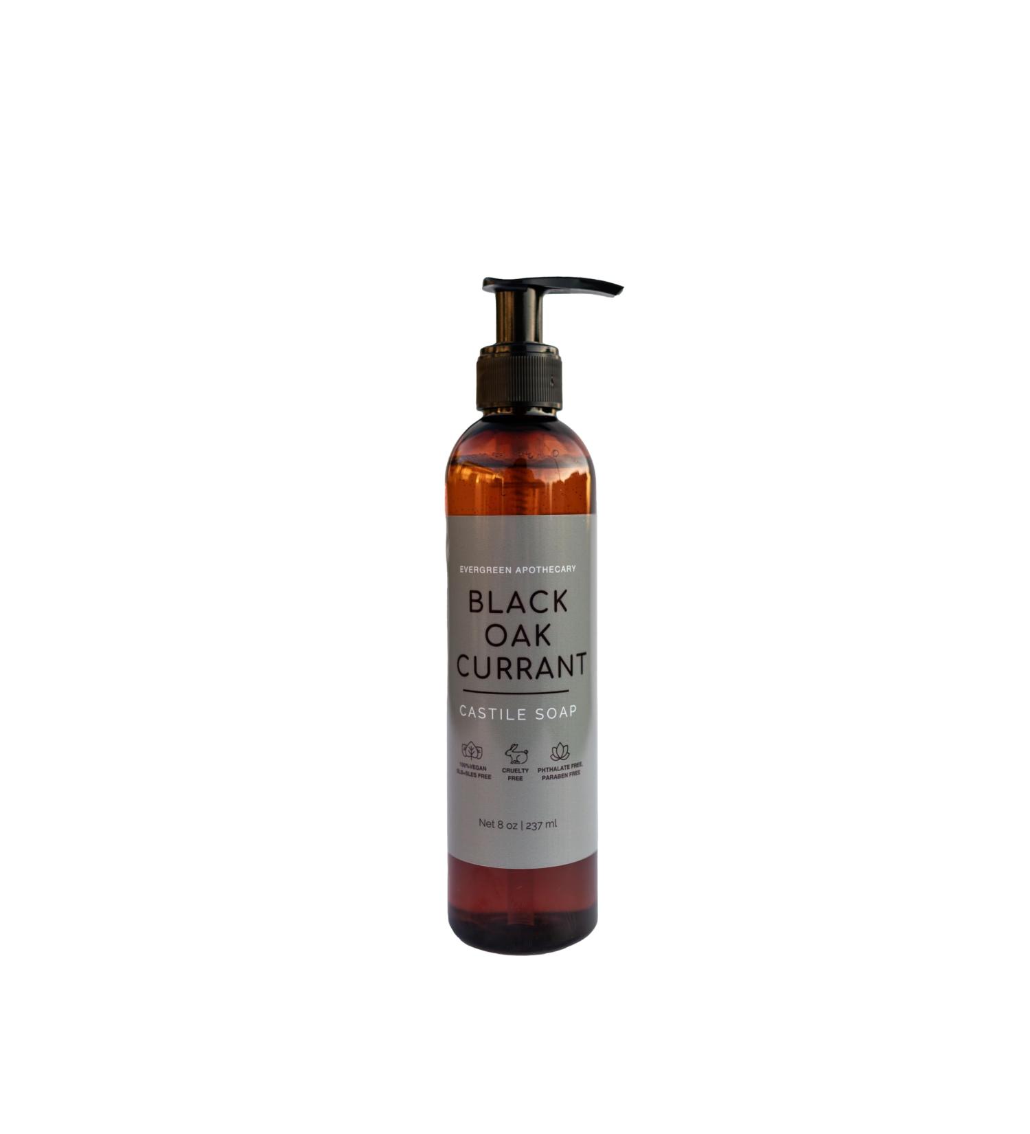 Organic Black Oak Currant Castile Soap - Vegan Cruelty-Free with Sunflower & Coconut Oils - International Shipping Available - Buy Online on GoSupps.com