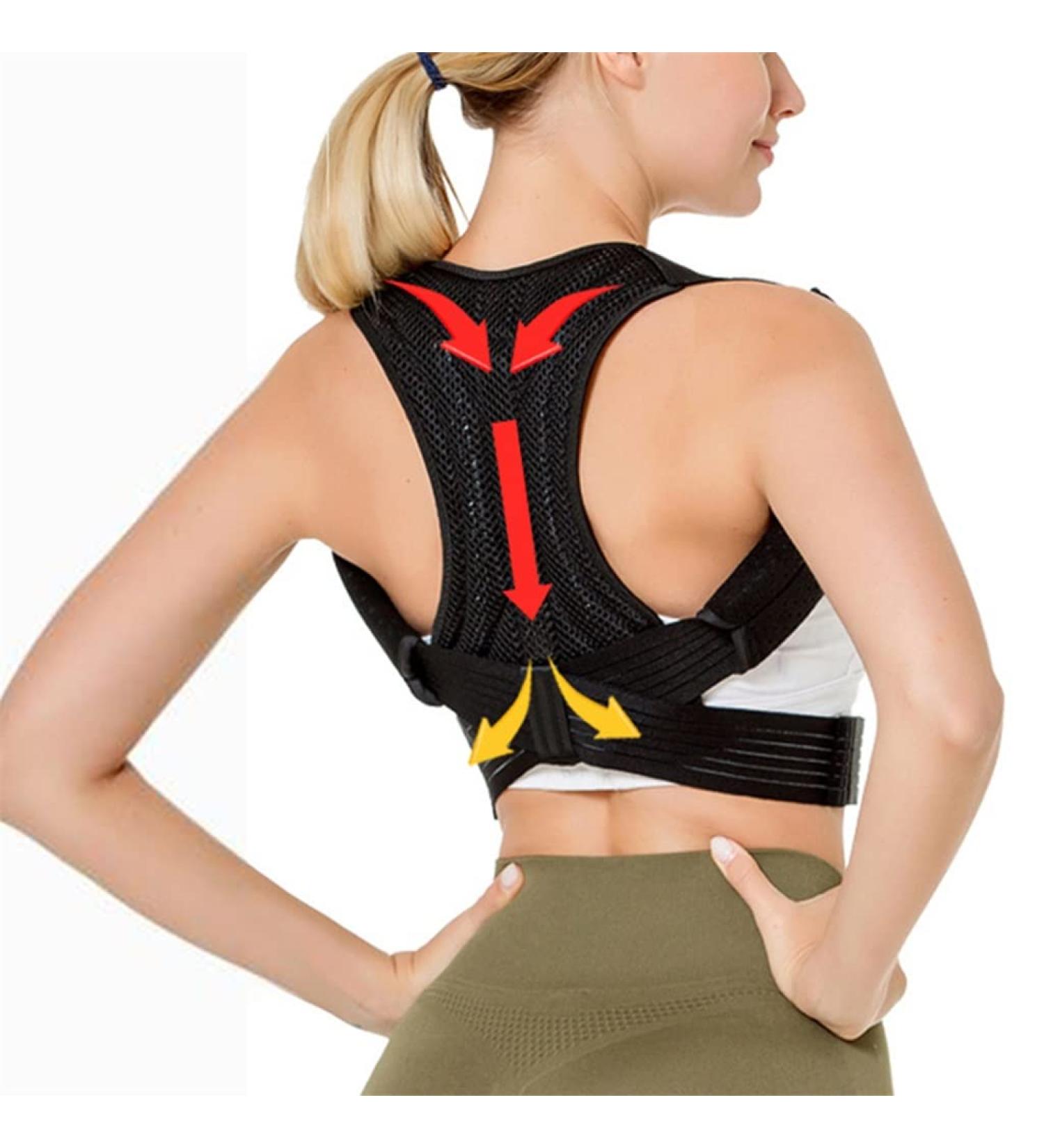Invisible Back Posture Corrector - Adjustable XL Spine Brace for Lumbar Support & Posture Improvement - Buy Online on GoSupps.com
