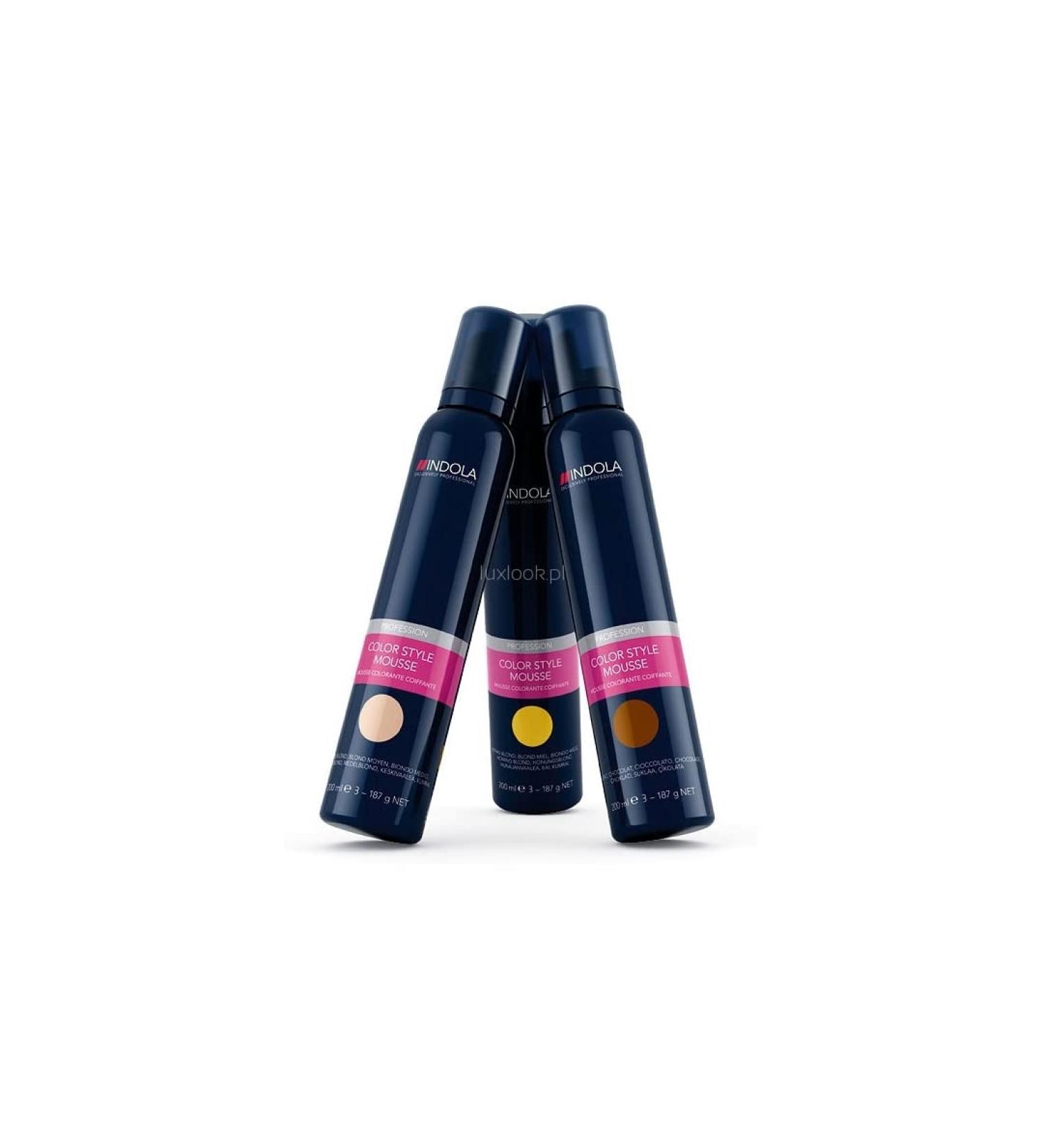 Indola Profession Color Style Foam 200 ml Light Brown - Buy Online on GoSupps.com