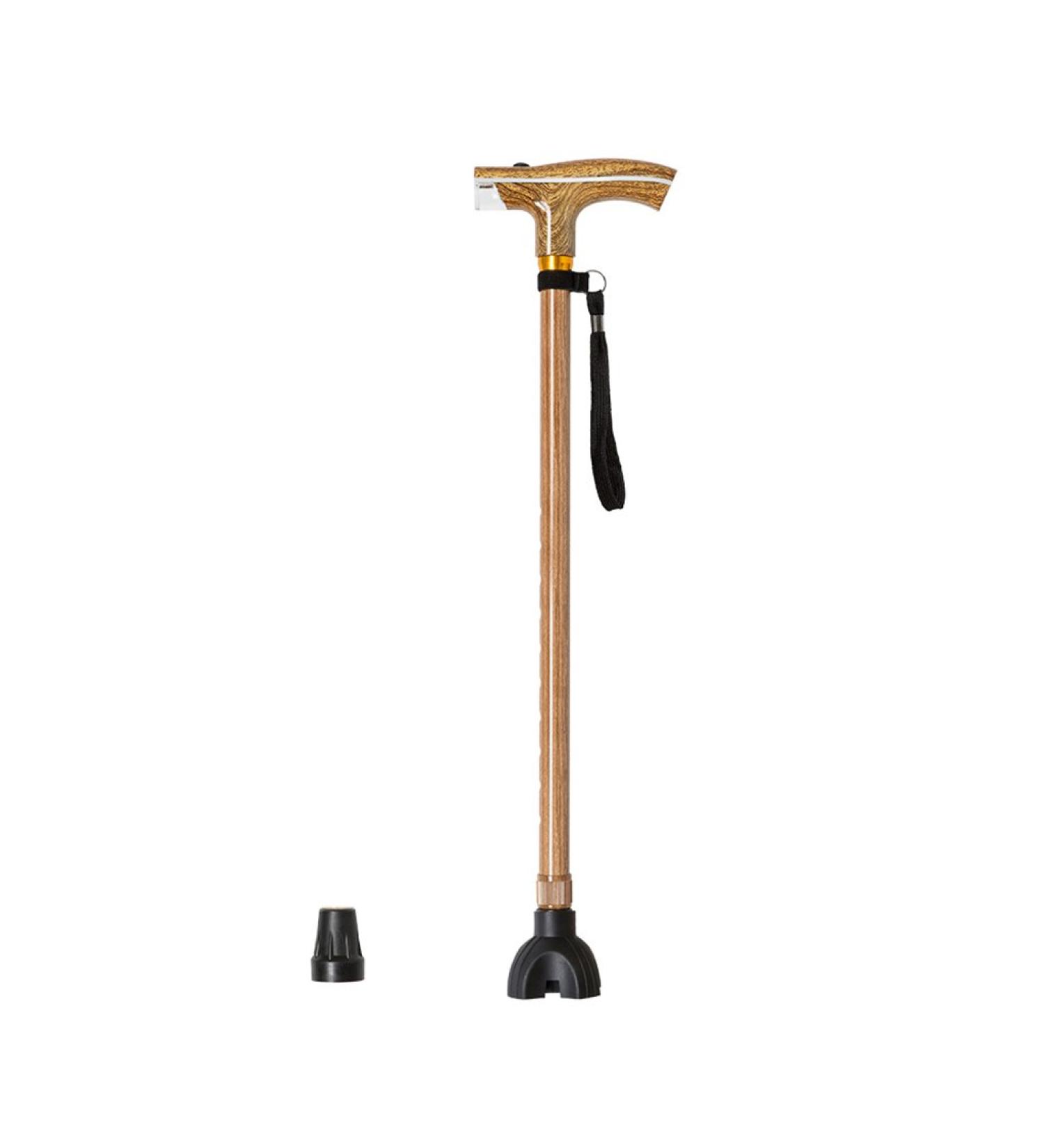 WalkingStickAdjustableSticksForTheElderlyWithLightCrutchesLightweightWalkingSticks10FilesRetractableRubberHandles2ColorsSingleFoot/SmallFour-footSwapforArthritis Elderly Sen Needed A Two loaded