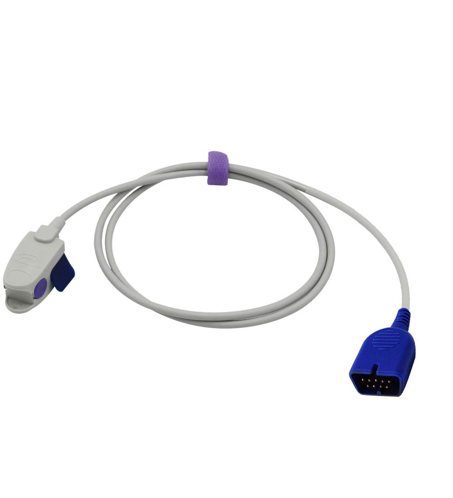 Sino-k Compatible Nihon Kohden Spo2 Sensor Pediatric Clip 1 m 9 Pins Connector