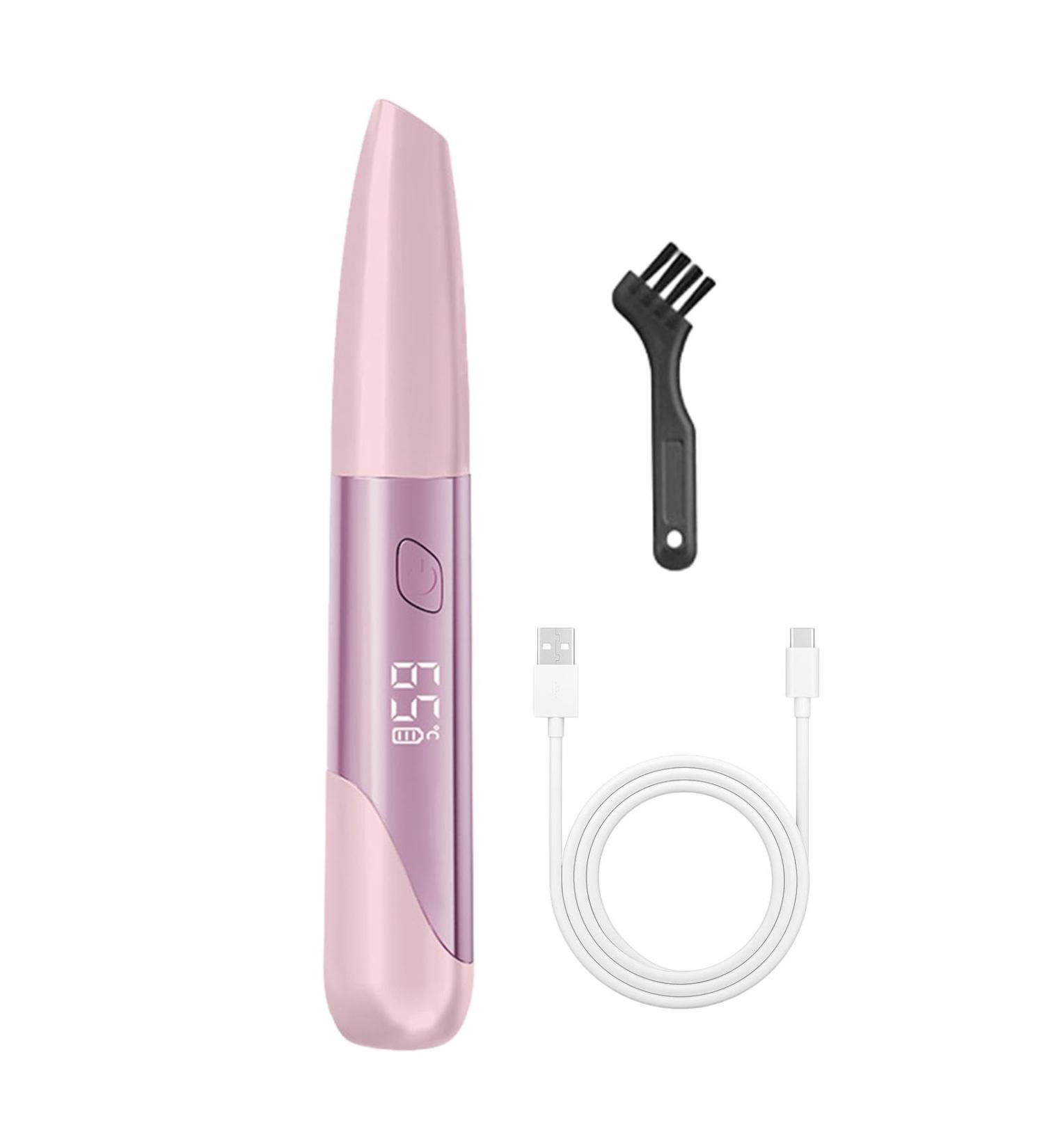 Eyelash Heat Curler | Naturally Curling Eye Lashes Wand | with Type-C Charging Cable and Brush Lashes Heating Wand Long-Lasting 380mAh Battery for Women - Buy Online on GoSupps.com