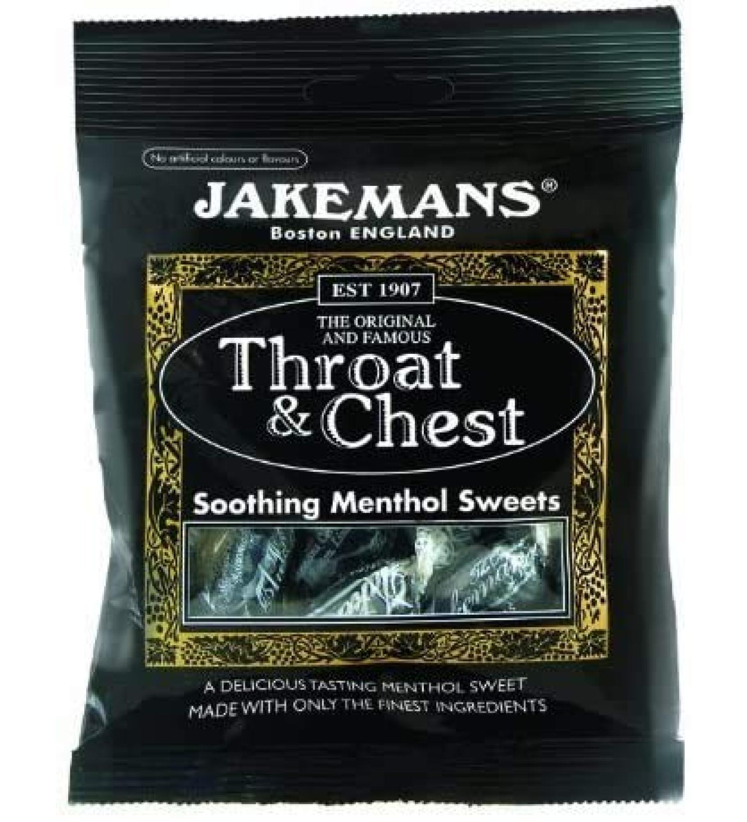 2 x Packs of JAKEMANS Throat and Soothing Menthol DIFFRENT Flavours Sweets Packs (Throat and Chest)
