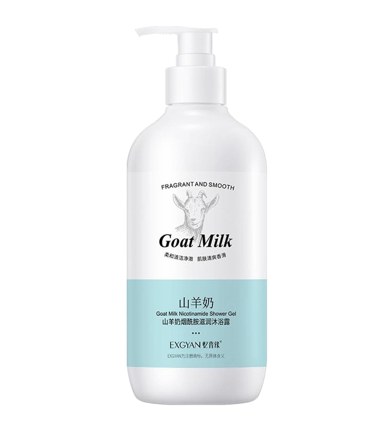 Chitaaksh Goat Milk Mousse Body Wash Moisturizing Shower Gel | Hydrating Body Care for Women & Men | Korean Radiance Butter - Buy Online on GoSupps.com