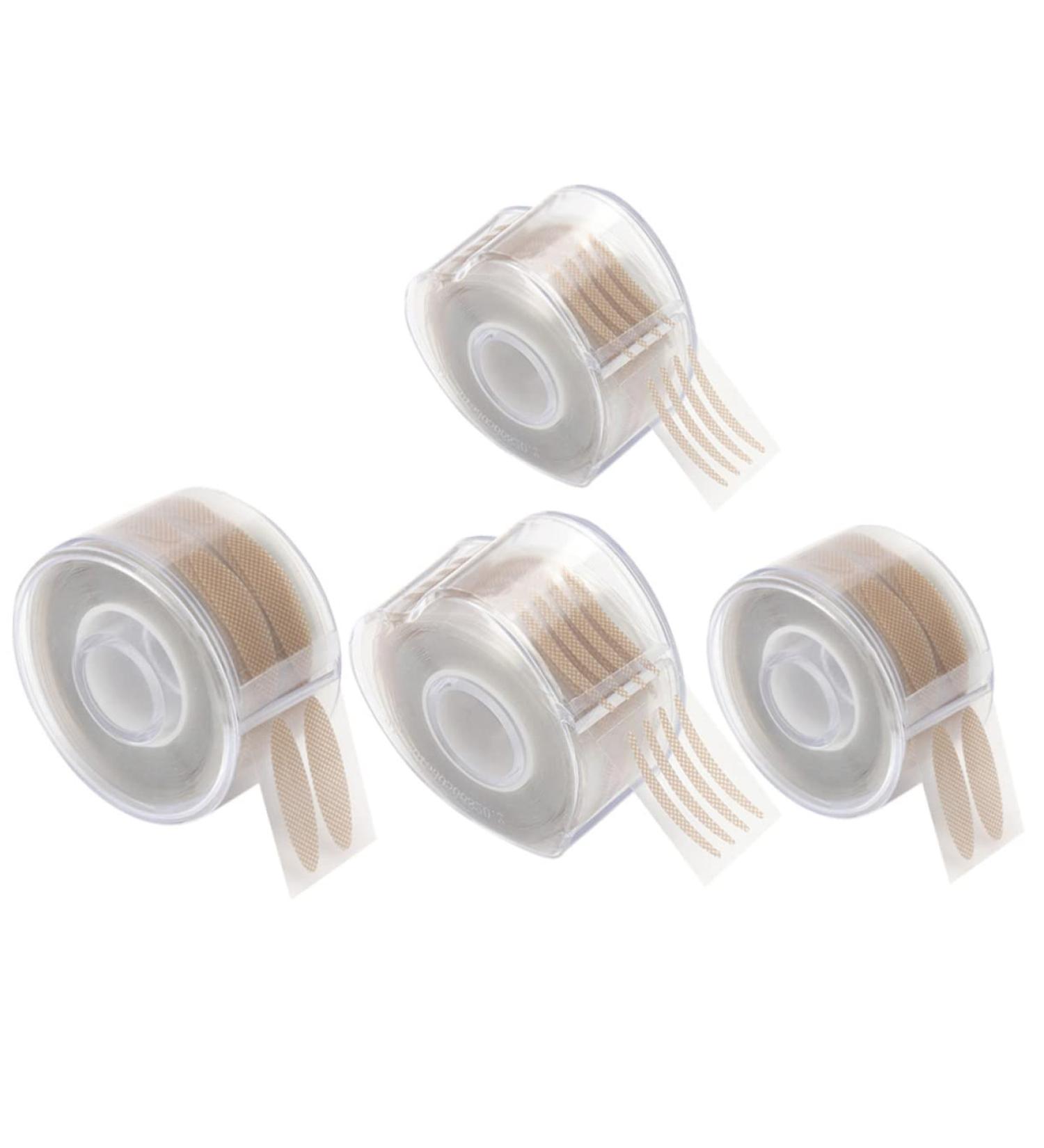 Beavorty 4 Rolls Roll Double Eyelid Sticker Invisible Tape Instant Eyelid Stickers Eyelid Strips Round Lifter - Buy Online on GoSupps.com