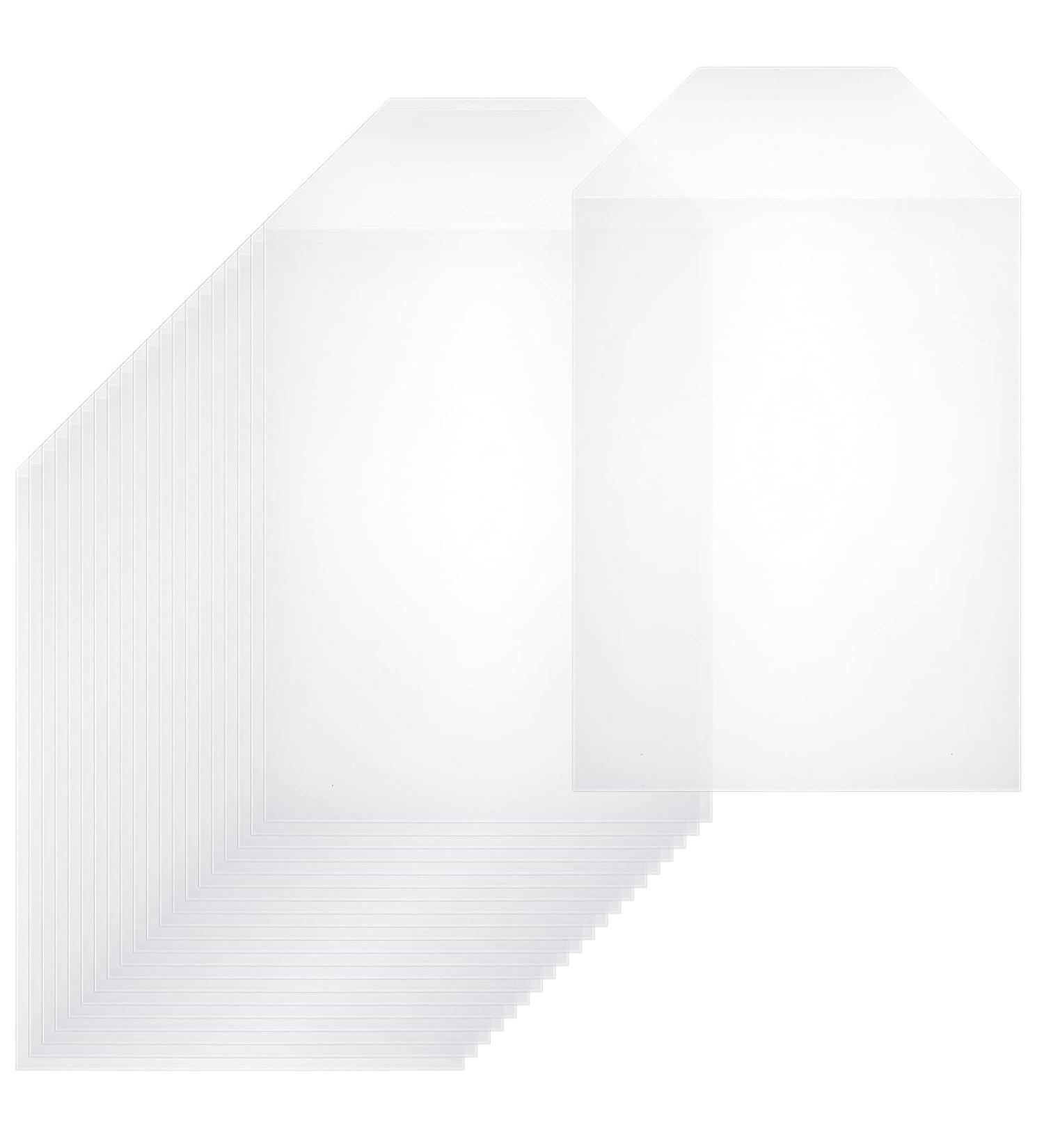 100 Clear Stamp and Die Storage Pockets - 6.75 x 9.25 Inches | CPP Plastic Pockets - Buy Online on GoSupps.com