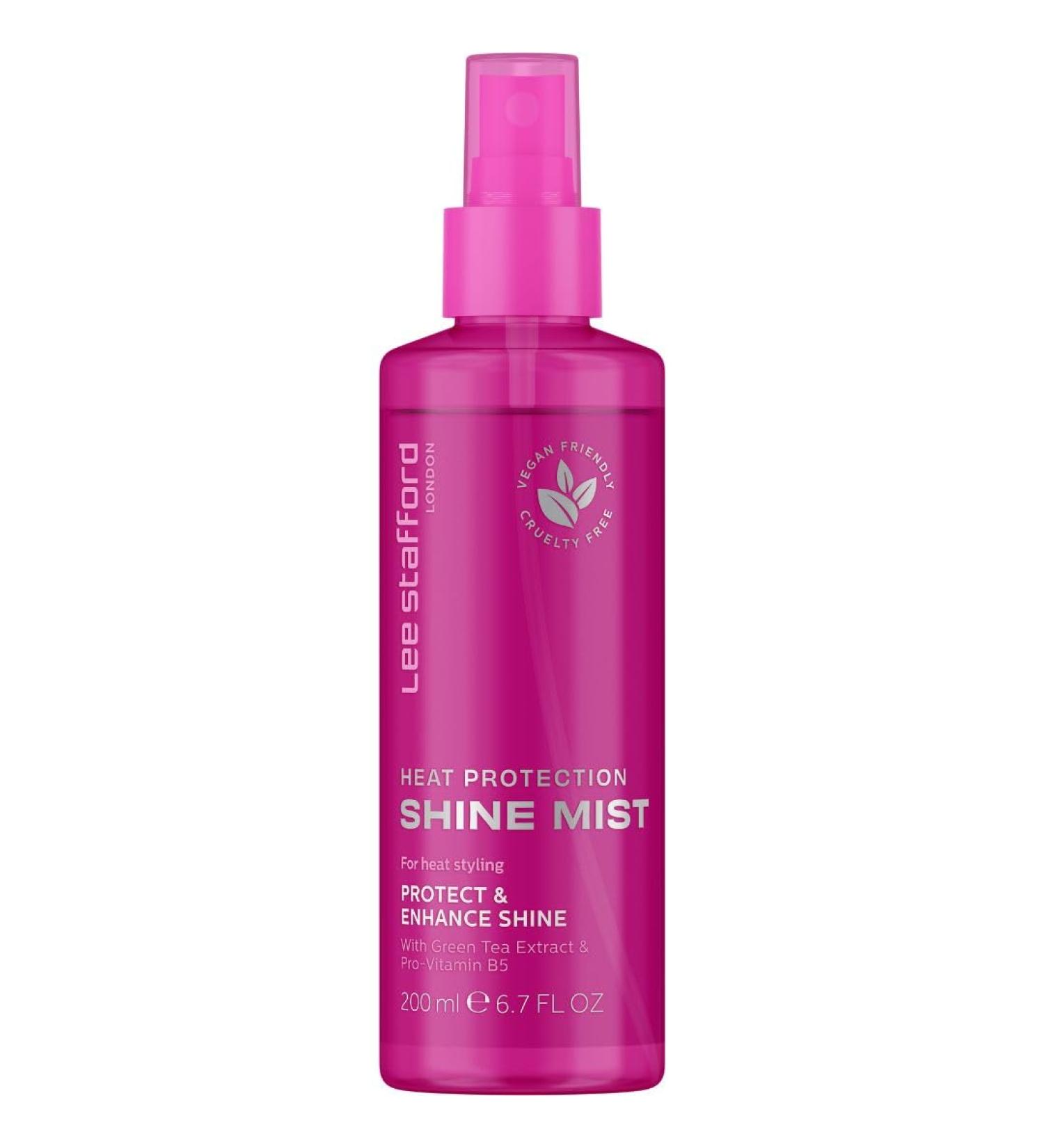 Lee Stafford Heat Protectant Hair Spray | Styling Collection - Best Thermal Defense Shine Mist for Daily Use Frizz Control with Protection Flat Iron & Blow Dry Safe Hydrating 6.7 Fl Oz Heat Protection Shine Mist - Buy Online on GoSupps.com