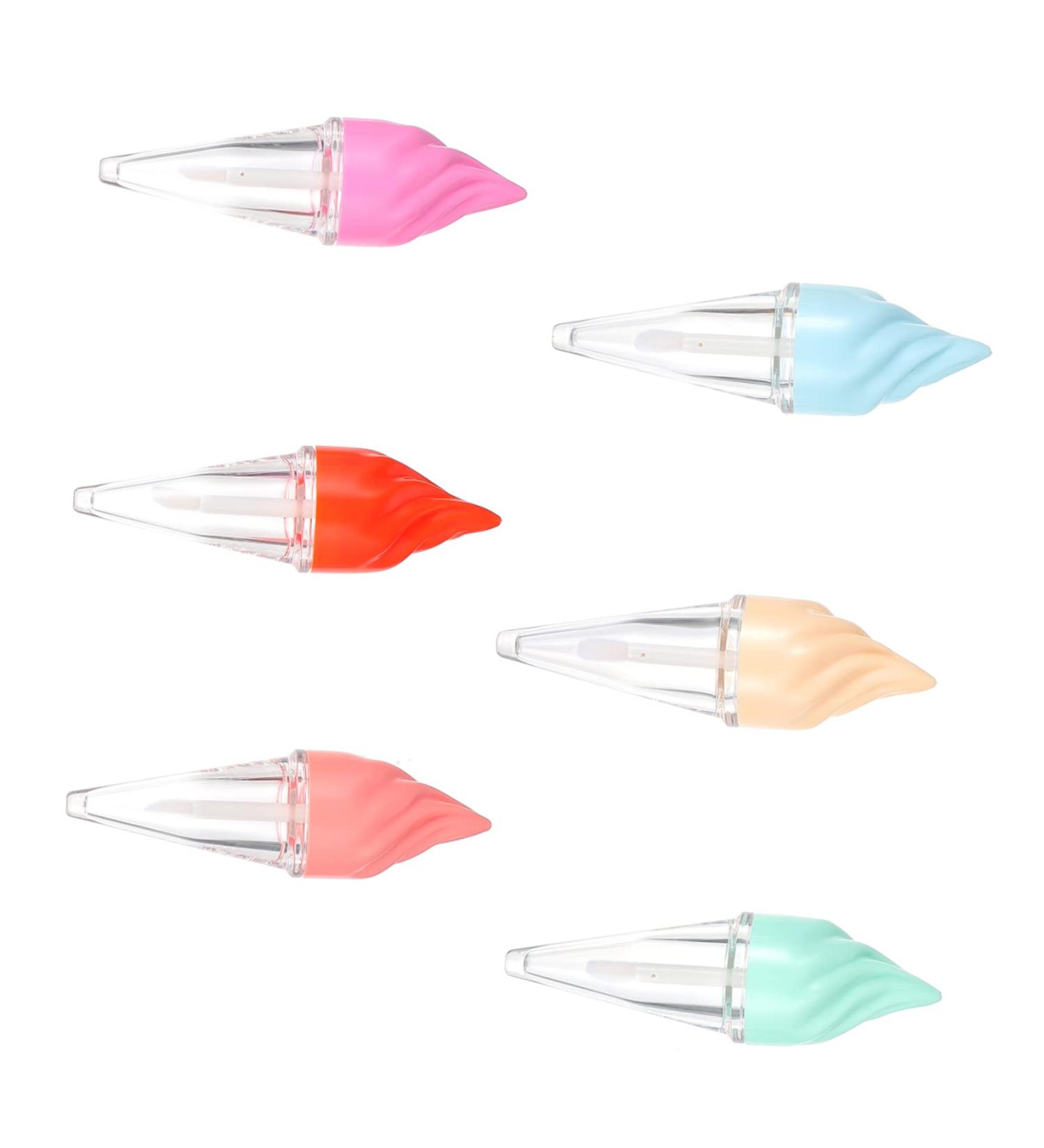 Vaguelly Lot de 6 Tubes de Gloss L vres Cr me Glac e Format Petit Flacons R utilisables L gers et tanches pour Maquillage Mobile Mat riau Solide Usage Voyage et Couleur Al atoire - Buy Online on GoSupps.com