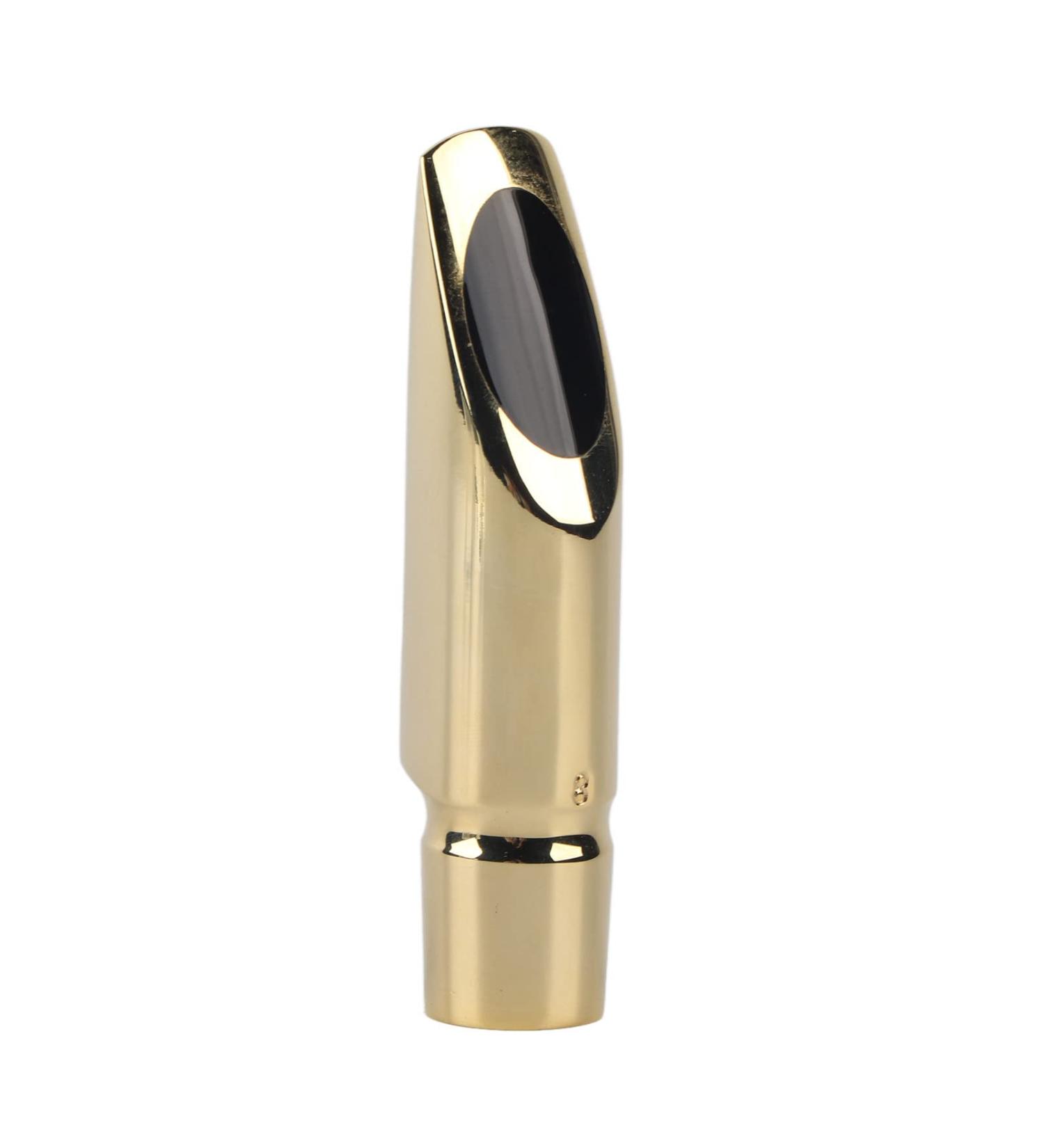 Jazz Alto Saxophone Mouthpiece - 3-in-1 Gold Metal Set with Cap Patches Ligatures & Cushions for Alto Saxophone - International Shipping Available - Buy Online on GoSupps.com