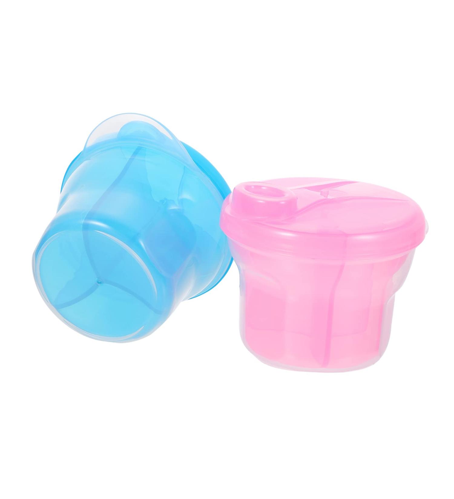 TOYANDONA 2pcs Rotary Milk Powder & Lip Gloss Travel Container Set - Buy Online on GoSupps.com
