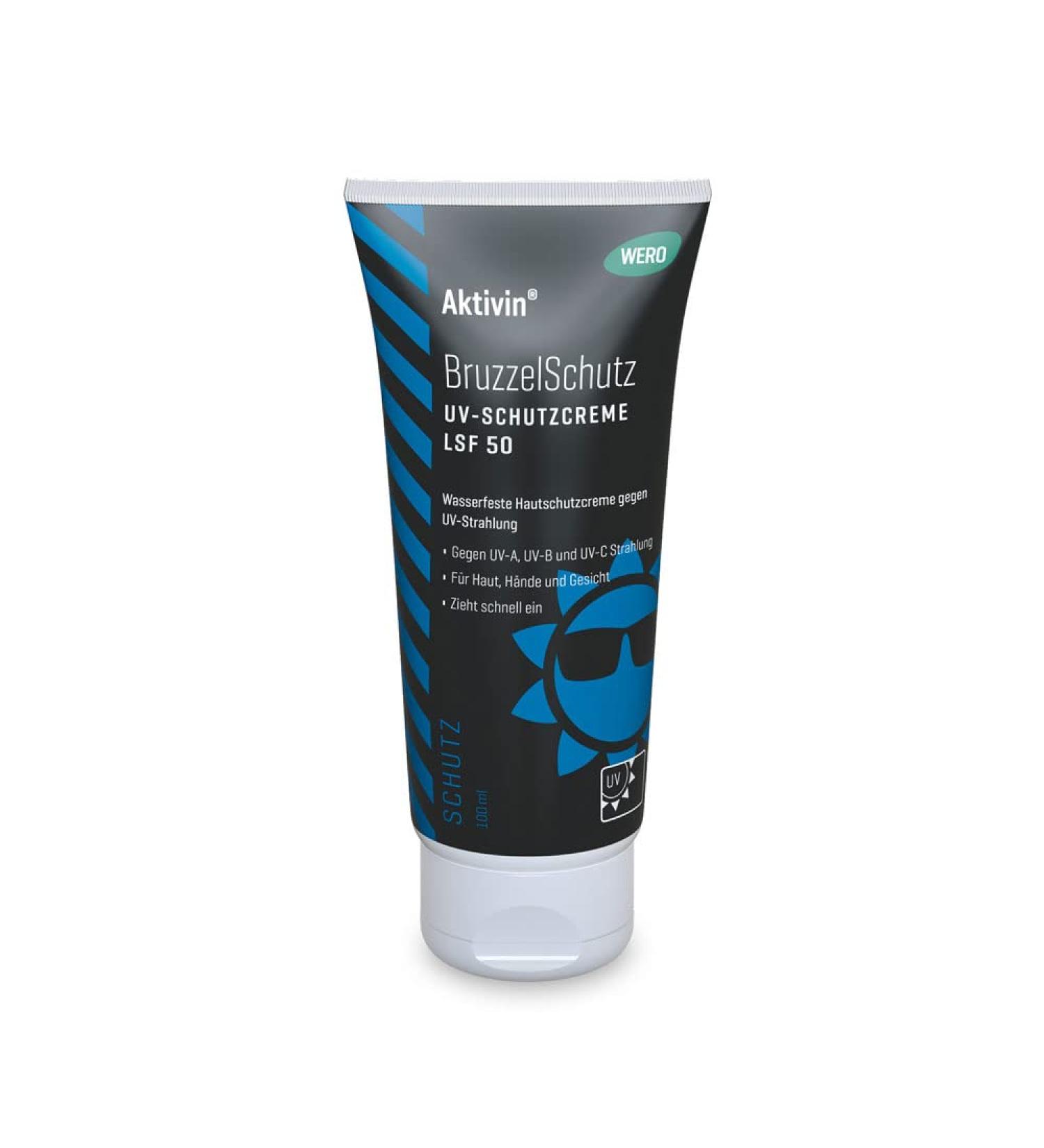 Buy Aktivin BruzzelSchutz SPF 50 UV Protection Cream - 100 ml | Best Sunscreen for All Skin Types - Buy Online on GoSupps.com