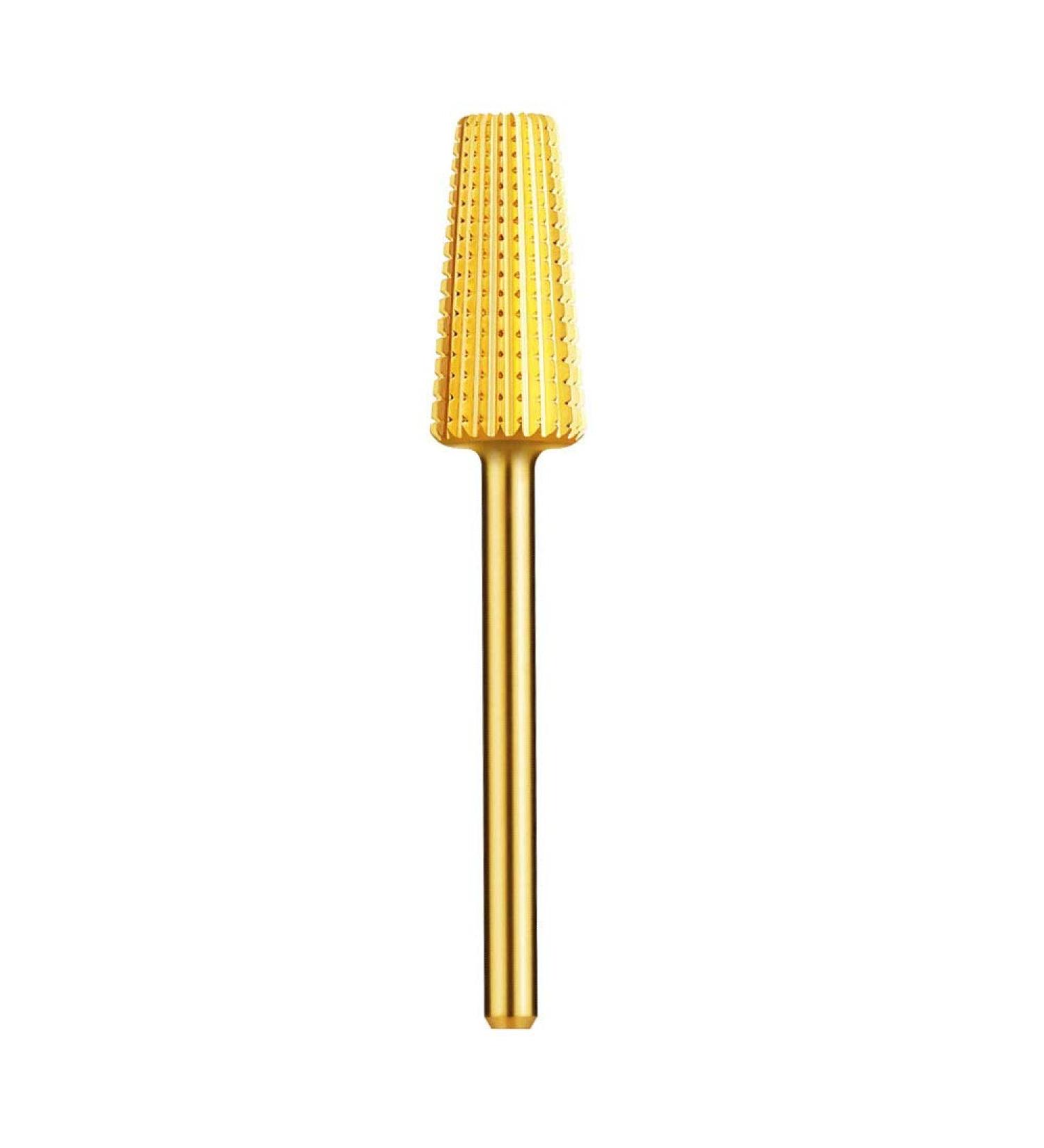 Nail Drill Bits Set Tapered Barrel & Cone Shape Carbide Bits 3/32 Inches for Nails Electric Gold Carbide File Broach Bit Replacement - Buy Online on GoSupps.com