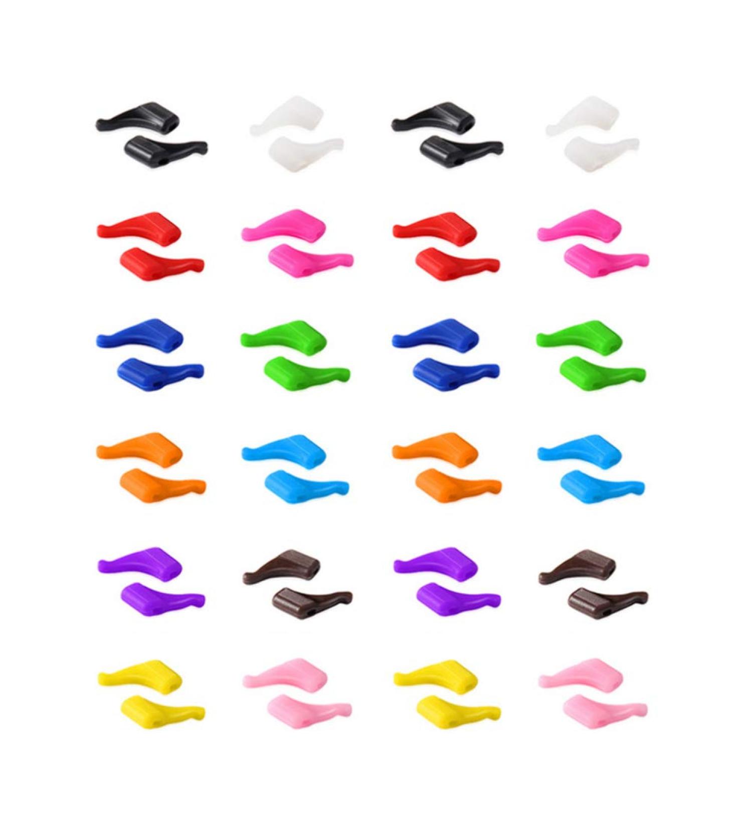 24 Pairs of Silicone Ear Hooks for Children's Glasses | Slipproof Eyewear Holders & Anti-Slip Sunglasses Pads - Buy Online on GoSupps.com