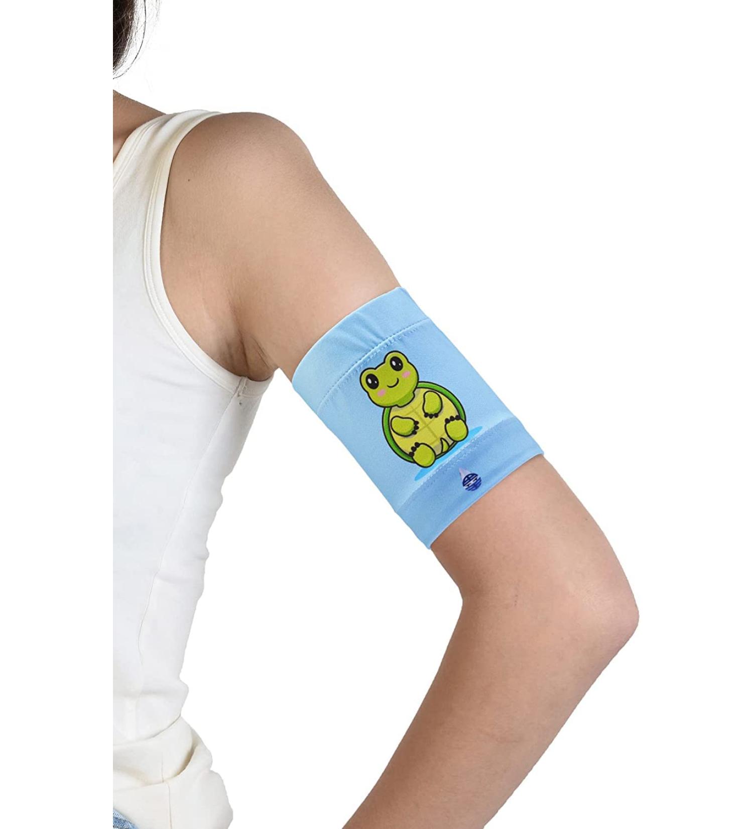Dia Band for Kids | Glucose Sensor Protection Bracelet | Freestyle Libre Medtronic Dexcom Omnipod | Comfortable & Reusable (Junior XS 17-19 cm) - Buy Online on GoSupps.com