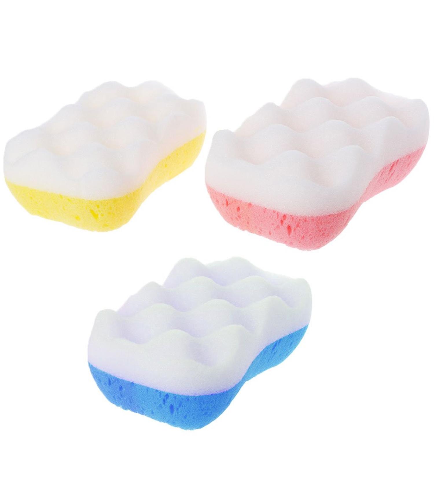 Mentin Skin Care Bath Sponge | Comfortable Body Scrubber & Shower Massage Brush for All Skin Types - Shop Now! - Buy Online on GoSupps.com