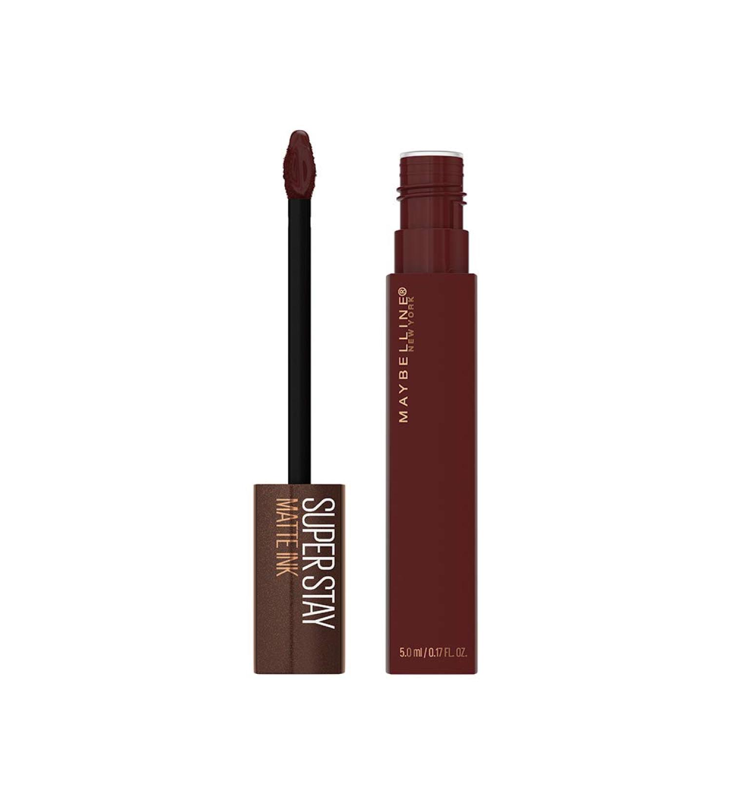 Maybelline SuperStay Matte Ink Liquid Lipstick - Coffee Edition, Mocha Inventor 0.17oz - Buy Online on GoSupps.com