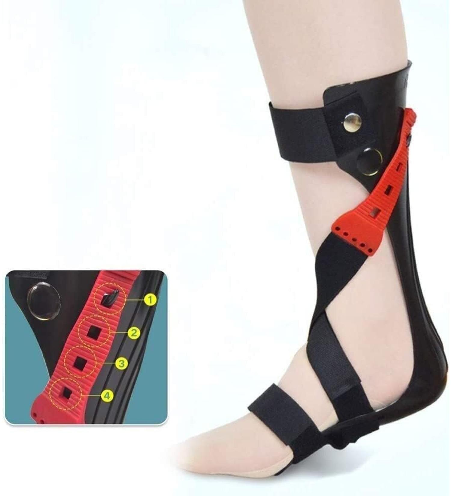 Adjustable Foot Drop Orthosis | Foot Stabilizer & Ankle Support | Large Left Size - Ideal for Sleep & Posture - Buy Online on GoSupps.com