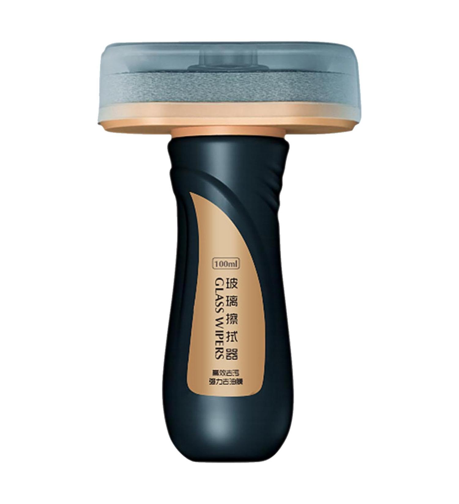 Shakven 2 In 1 Glass Cleaner - 100ml Auto Glass Cleaner - 2 In 1 Outdoor Window Cleaner Car Windshield Cleaner Outdoor Window Cleaner Car Windshield For Water Spots Oil Removal Film - Buy Online on GoSupps.com