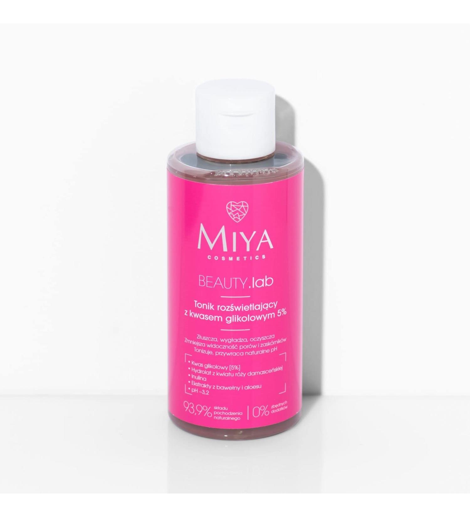 MIYA Cosmetics BeautyLab Brightening Tonic with glycolic acid 5 150ml