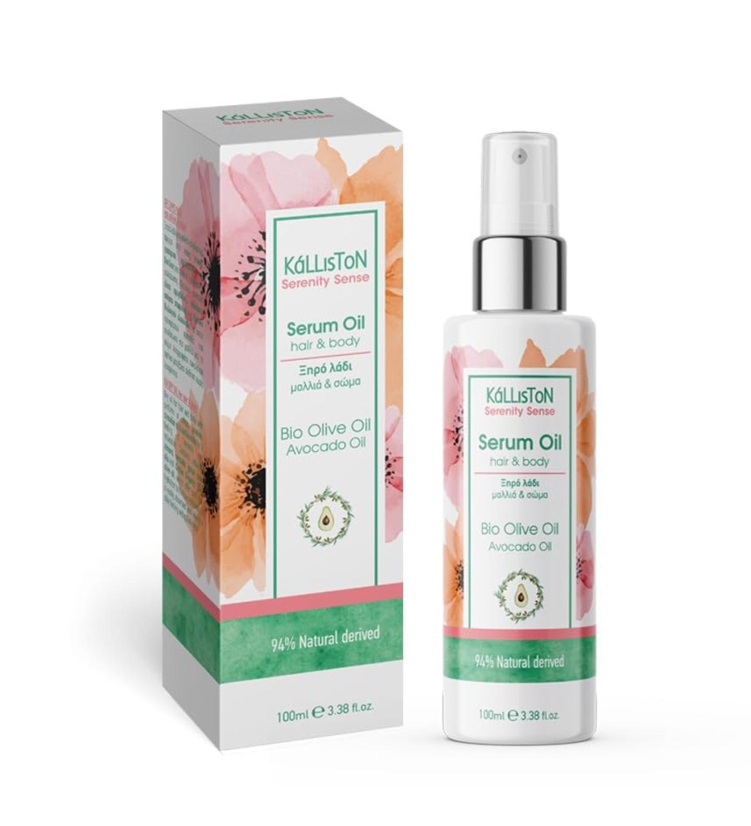 Buy Serenity Hair and Body Serum Oil - Organic Olive & Avocado Oil | 100ml with Citrus Jasmine and Vanilla Fragrance - International Shipping Available - Buy Online on GoSupps.com
