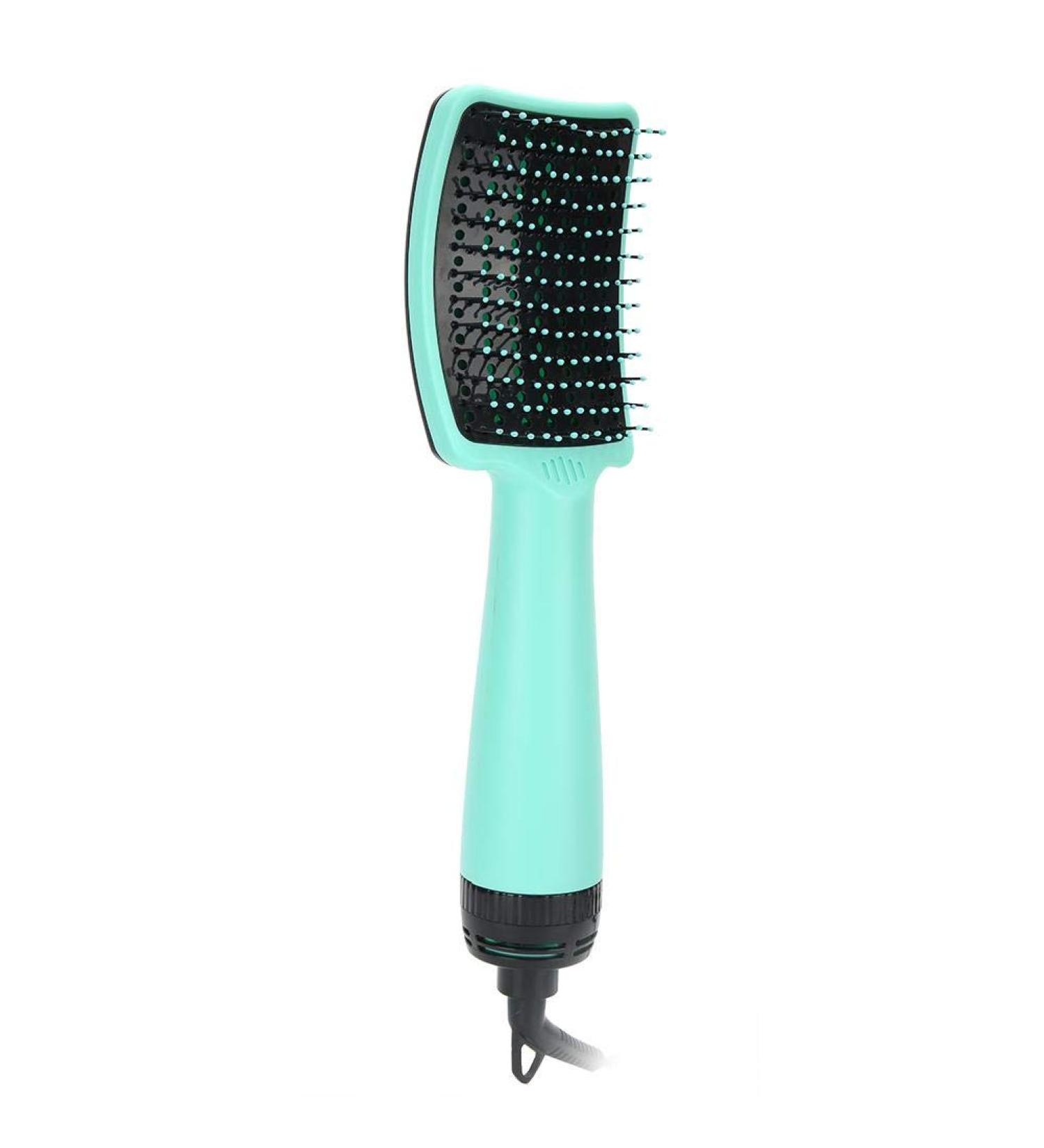 Hair Dryer Comb Hot Air Brush - 3 Gear Adjustable Styling Tool for Home Salon Use - Green - Buy Online on GoSupps.com