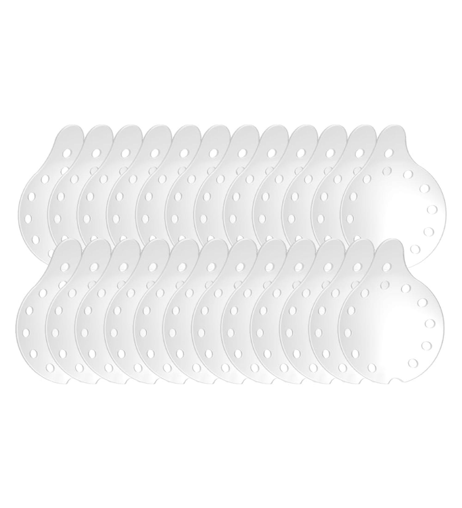 Clear Vented Polycarbonate Eye Shields - Universal Left/Right Eye 24 Pack | International Shipping Available - Buy Online on GoSupps.com