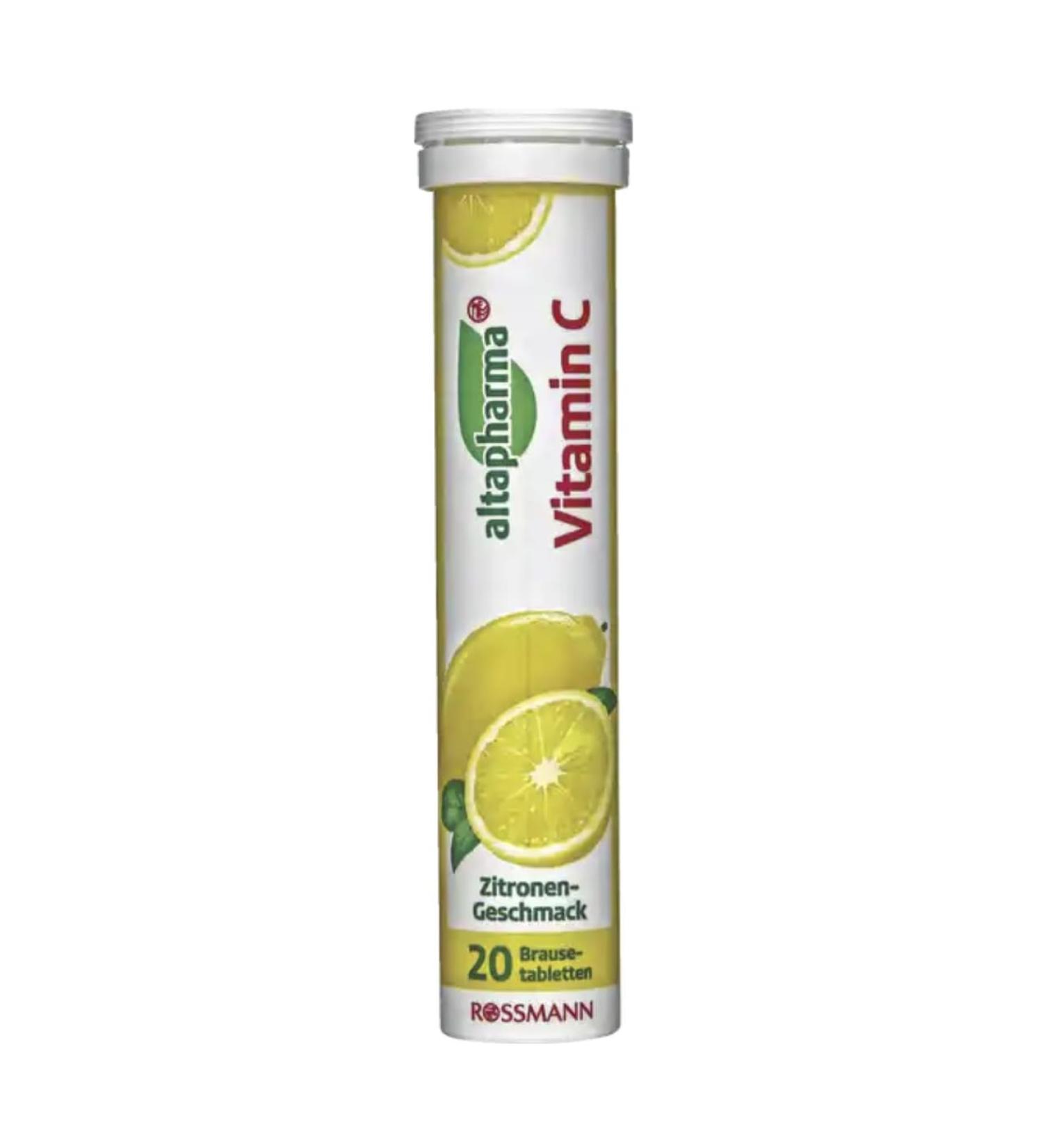 ALTAPHARMA Althapharma Lemon Flavoured Vitamin C - 4 x 20 Water Soluble Tablets - Rossmann - Germany