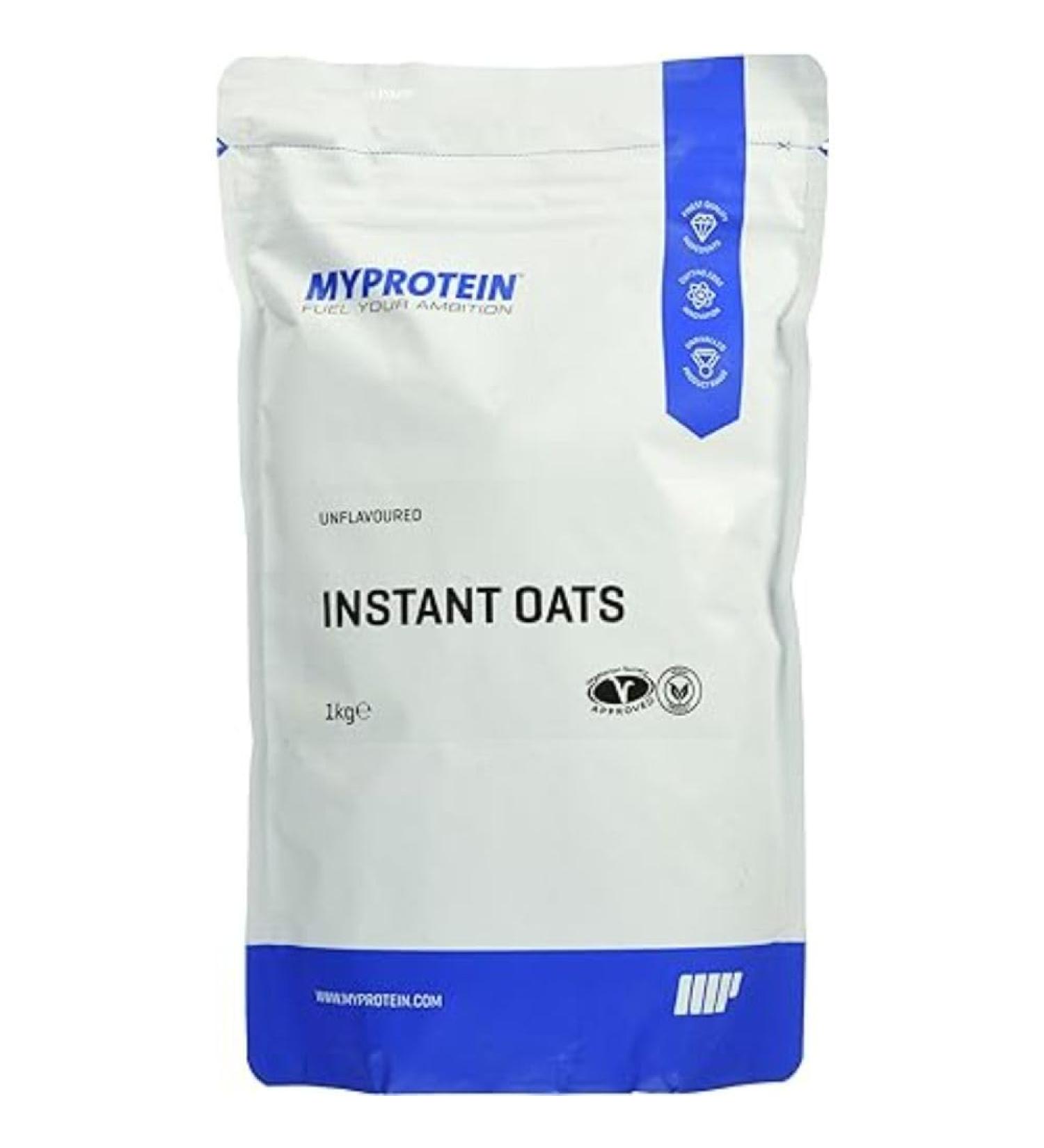 Myprotein Instant Oats Unflavoured - 1 Pack (1000g) | High-Quality Oats for Nutrition & Energy | Buy Internationally - Buy Online on GoSupps.com