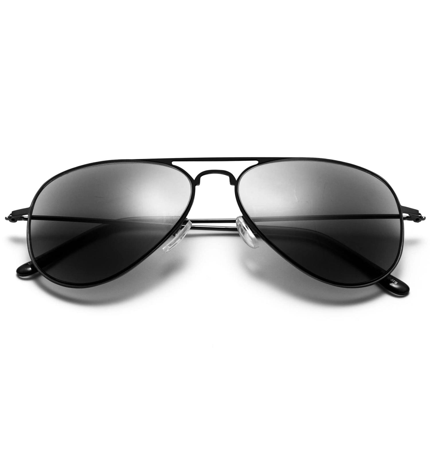 LANOMI Men's Pilot Sunglasses & Reading Glasses - UV400 Classic Metal Black - Perfect for Driving Fishing & Travel (1.5x) - Buy Online on GoSupps.com