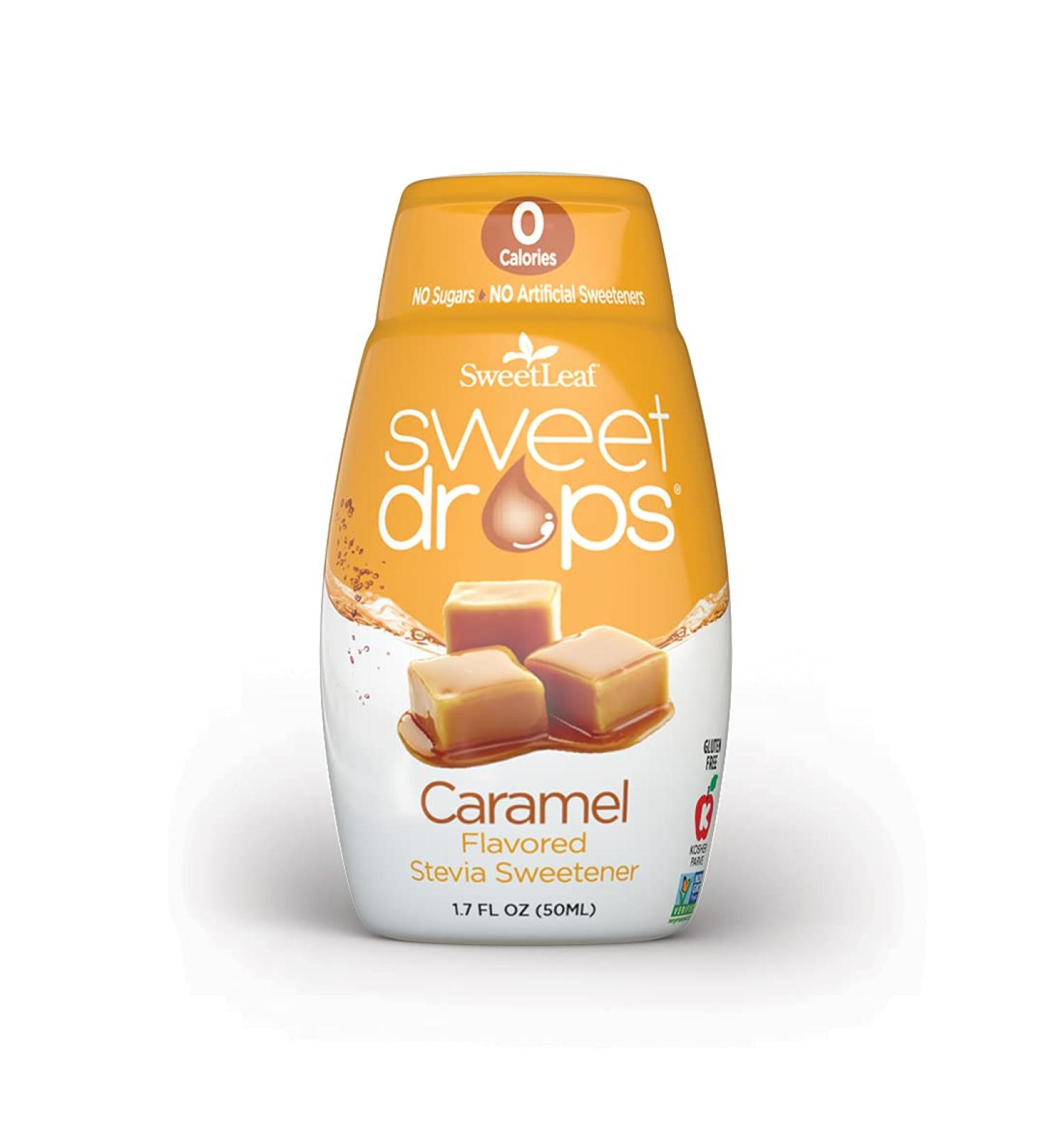 Sweetleaf Sweet Drops Liquid Stevia Sweetener  Carmel  1.7 Ounce Caramel Sweetener - Buy Online on GoSupps.com