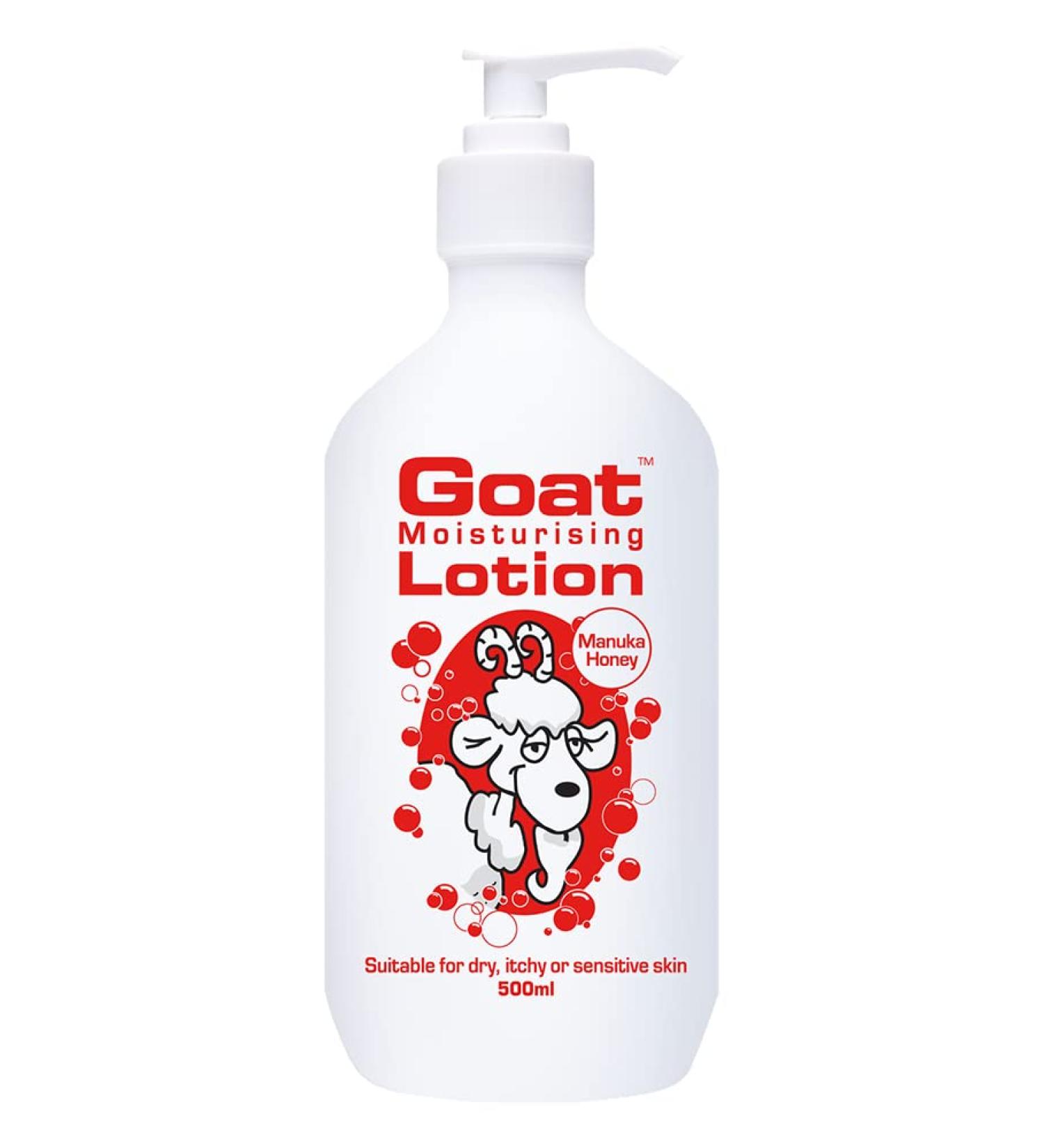 Goat Milk Lotion - Moisturizing - Non Greasy - 17 oz Enriched Milk Suitable for Dry Itchy or Sensitive Skin - Made In Australia - Manuka Honey