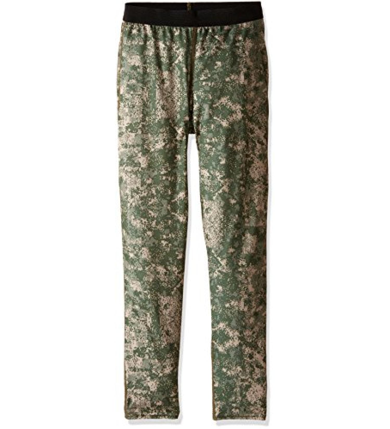 Hot Chillys Youth Pepperskins Bottom Midweight Relaxed Fit Base Layer Medium Digital/Desert