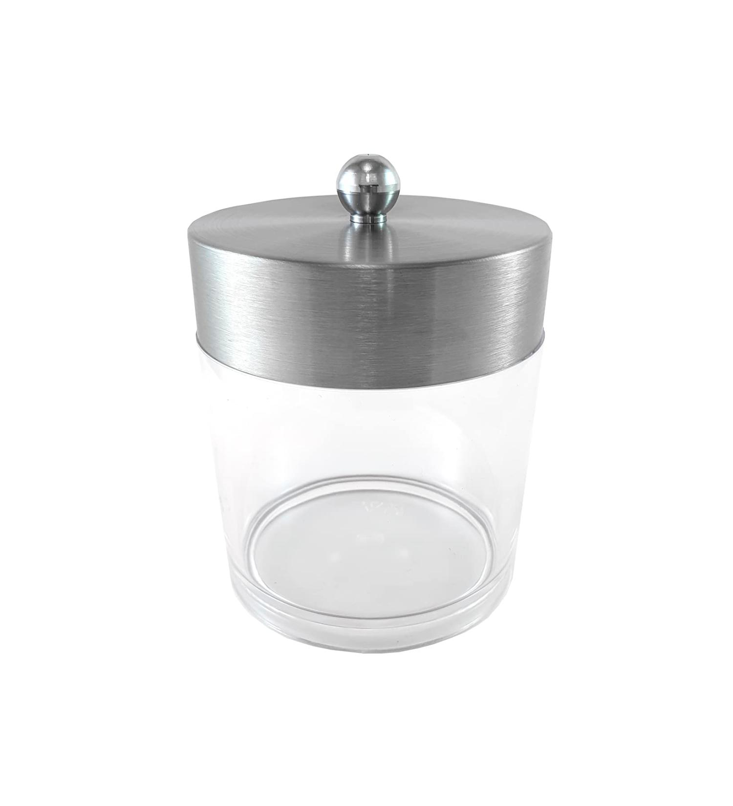Step Paris 11905 Storage box acrylic clear/silver 100 mm
