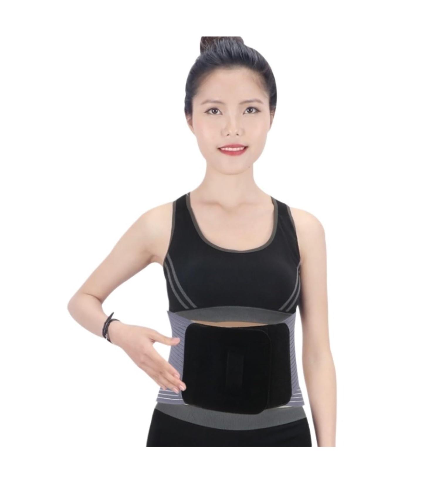 Back Brace Lumbar Support Breathable Lower Back Spine Decompression Waist Trainer Belt For Men And Women Waist Belt(Small) Small Black - Buy Online on GoSupps.com