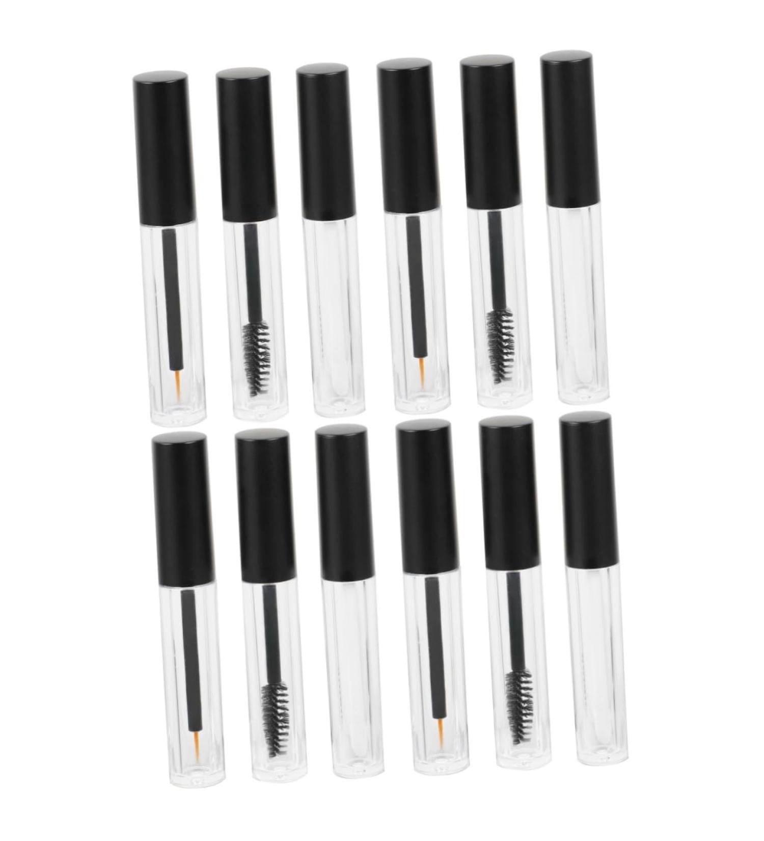 Didiseaon 12 Pcs Eyeliner Eyelash Bottle Makeup Mascara Clear Lip Gloss Mascara Tube Bottles with Wand Plastic 1 g (Pack of 1) As Shownx2pcs - Buy Online on GoSupps.com
