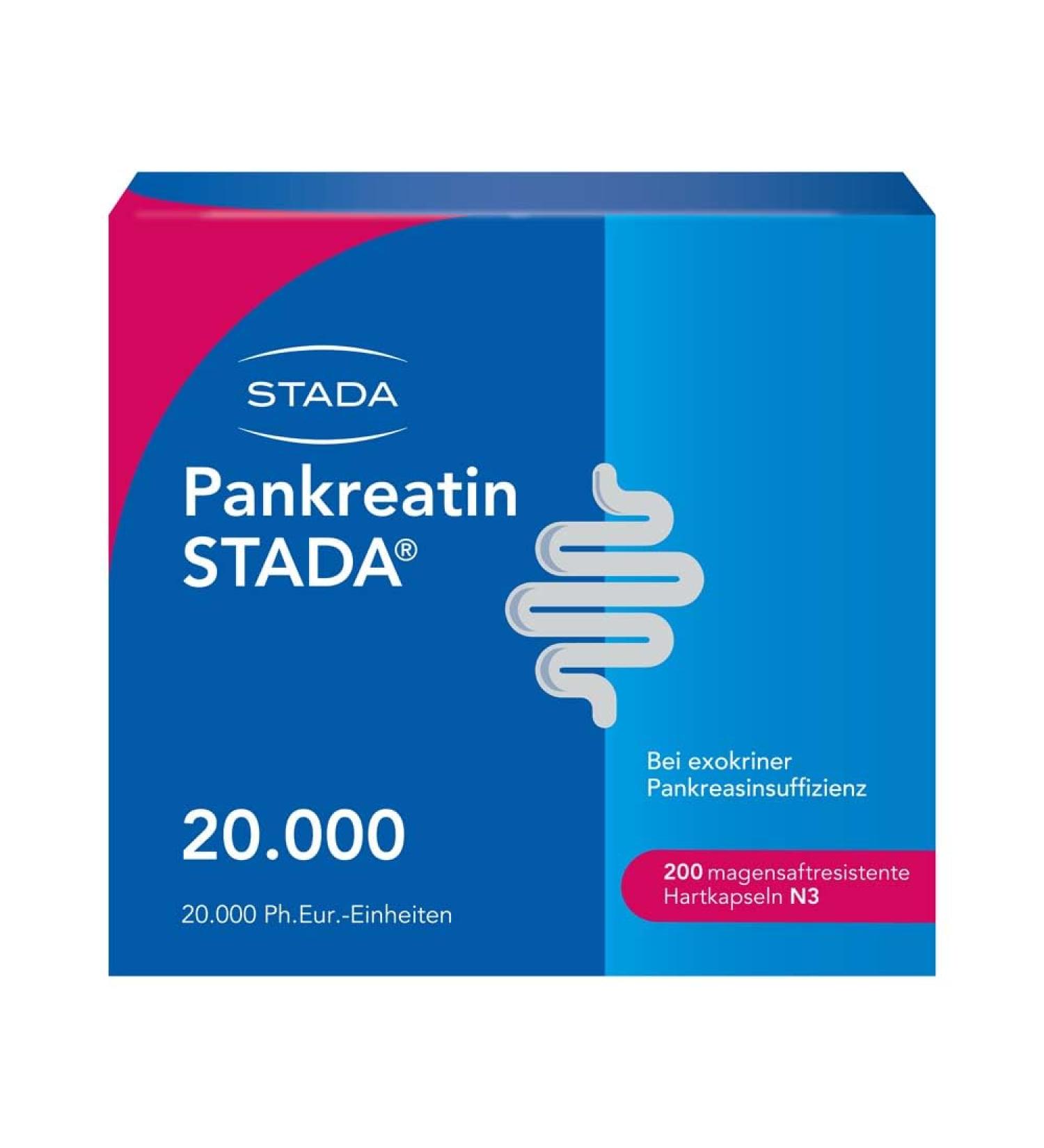Buy Pancreatin Stada 20 000 - 200 ST | Premium Digestive Enzyme Supplement | Fast International Shipping - Buy Online on GoSupps.com