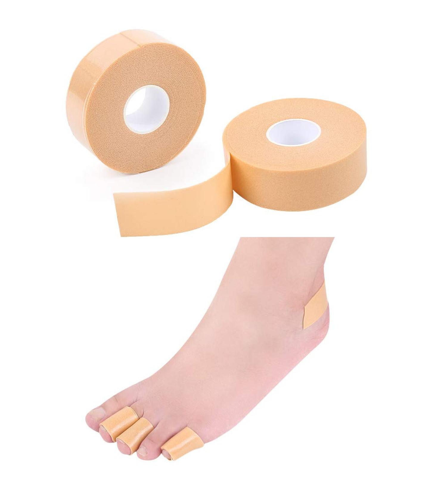 Hand Foot Care Protector Tape Roll - Elastic Wear-Resistant Heel Sticker - Multi-Purpose Wrap for Feet, Toes, Fingers, Wrists, Arms, Knees - Anti-Slip High Heel Protection - 2 PCS - Buy Online on GoSupps.com