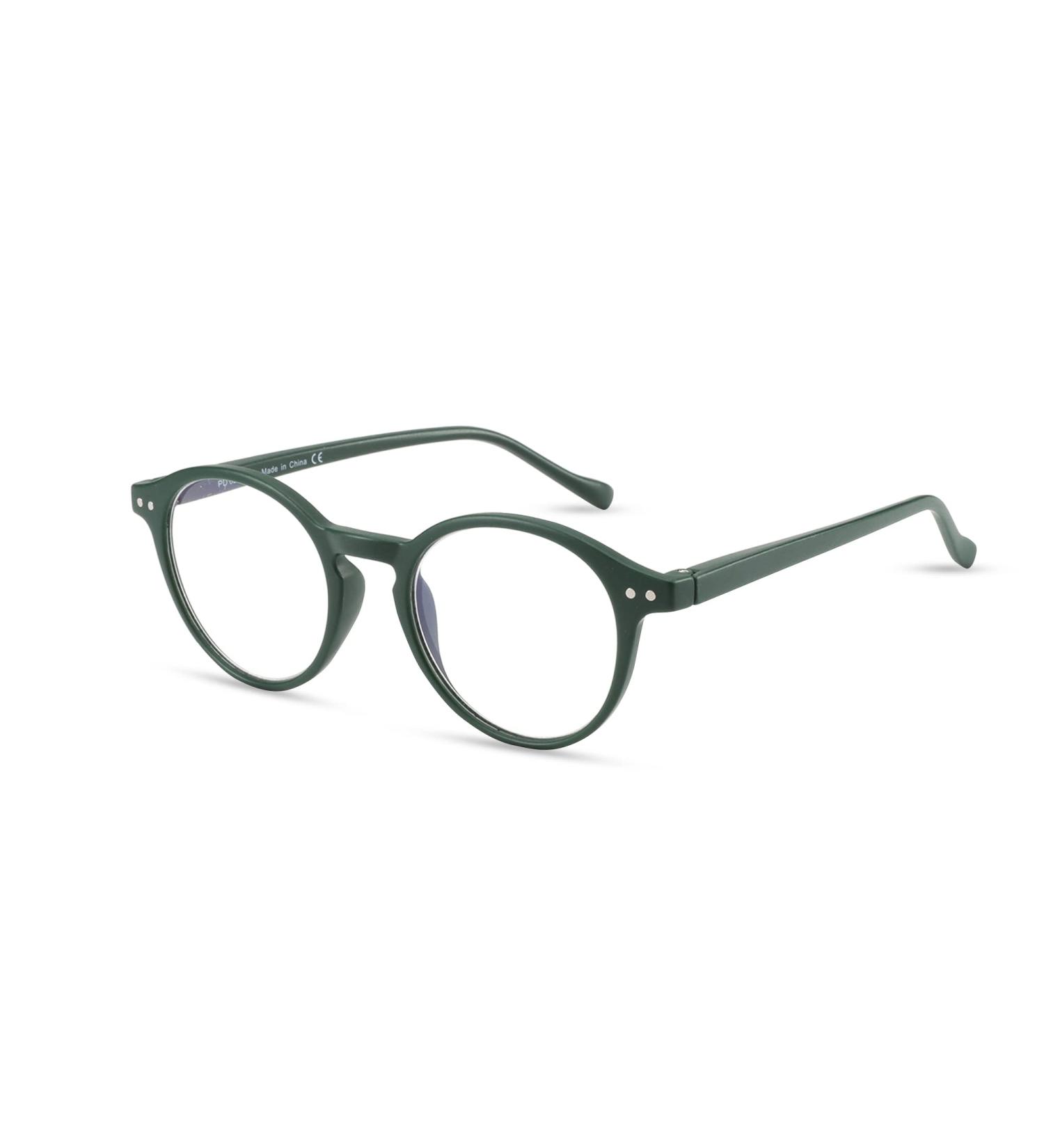 ZENOTTIC Blue Light Blocking Reading Glasses | Round Men Women | Magnification 0.0-3.5 | Green 0.0x - Buy Online on GoSupps.com