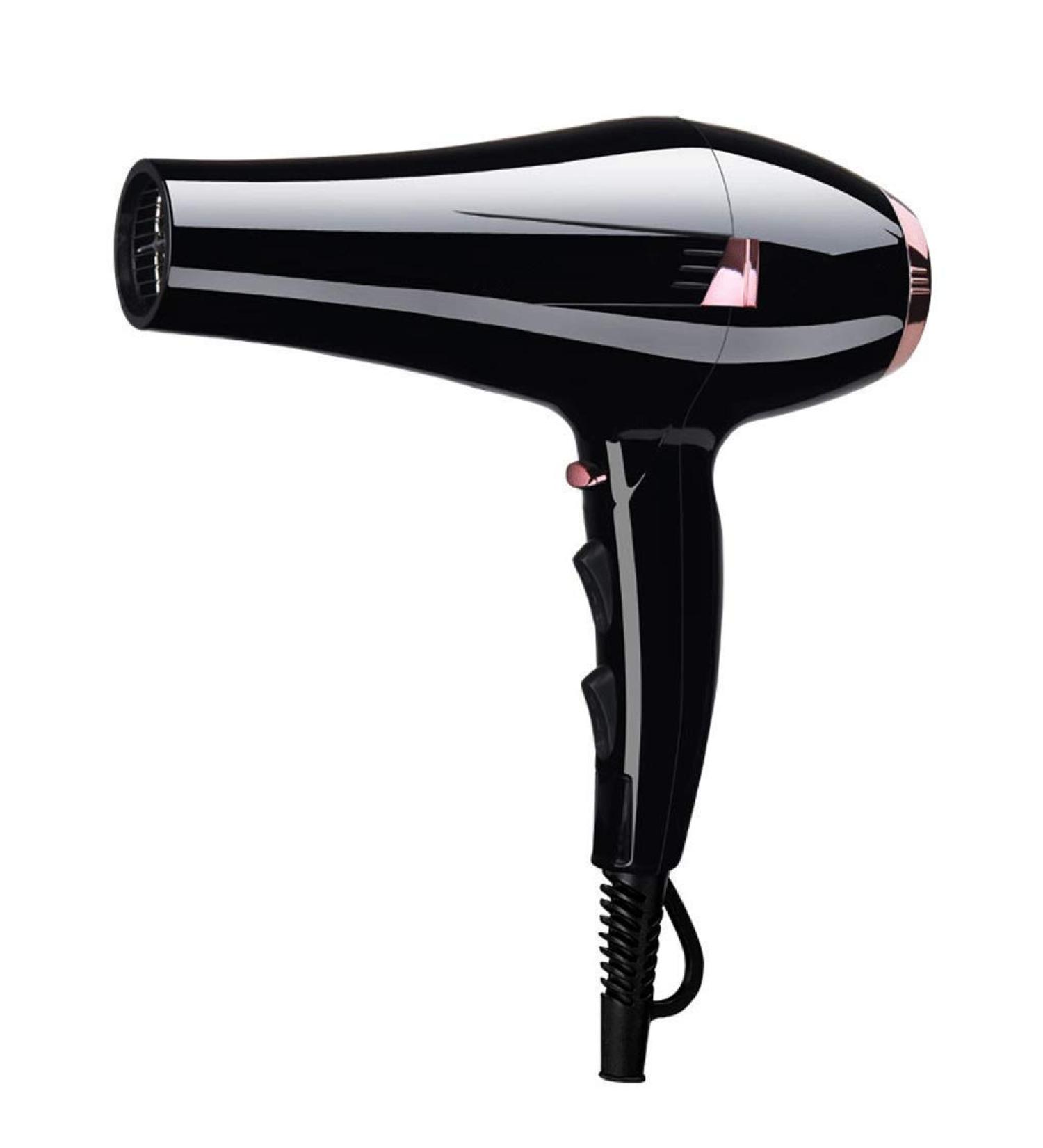 Household Hair Dryer Negative Ion Hot and Cold Air Blower Home Hair Salon High Power Wall-Mounted Black Hair Dryer - Buy Online on GoSupps.com