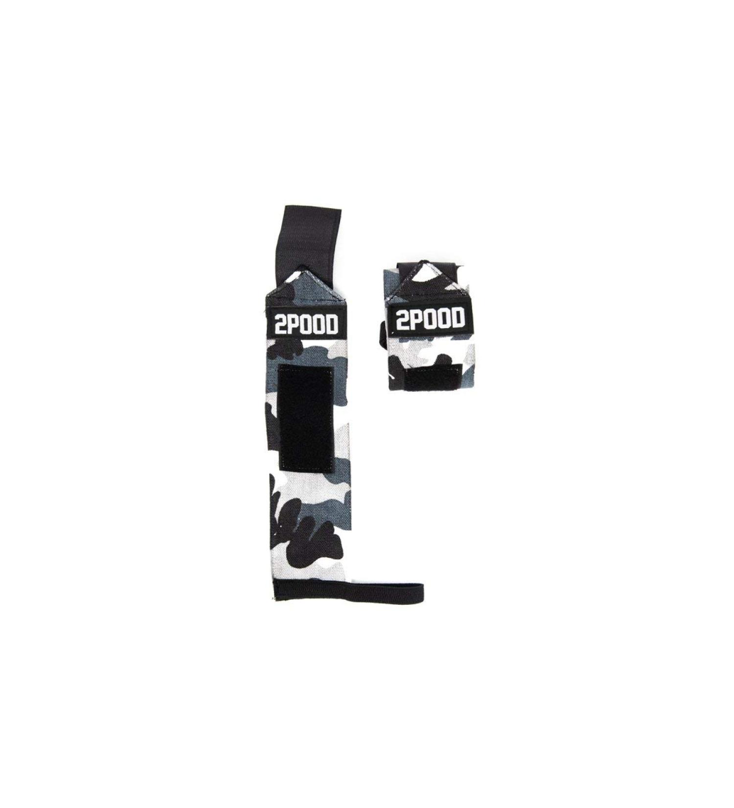 2POOD Wrist Wraps for Weightlifting Powerlifting Weight Lifting Cross Training Bodybuilding for Men and Women Camouflage