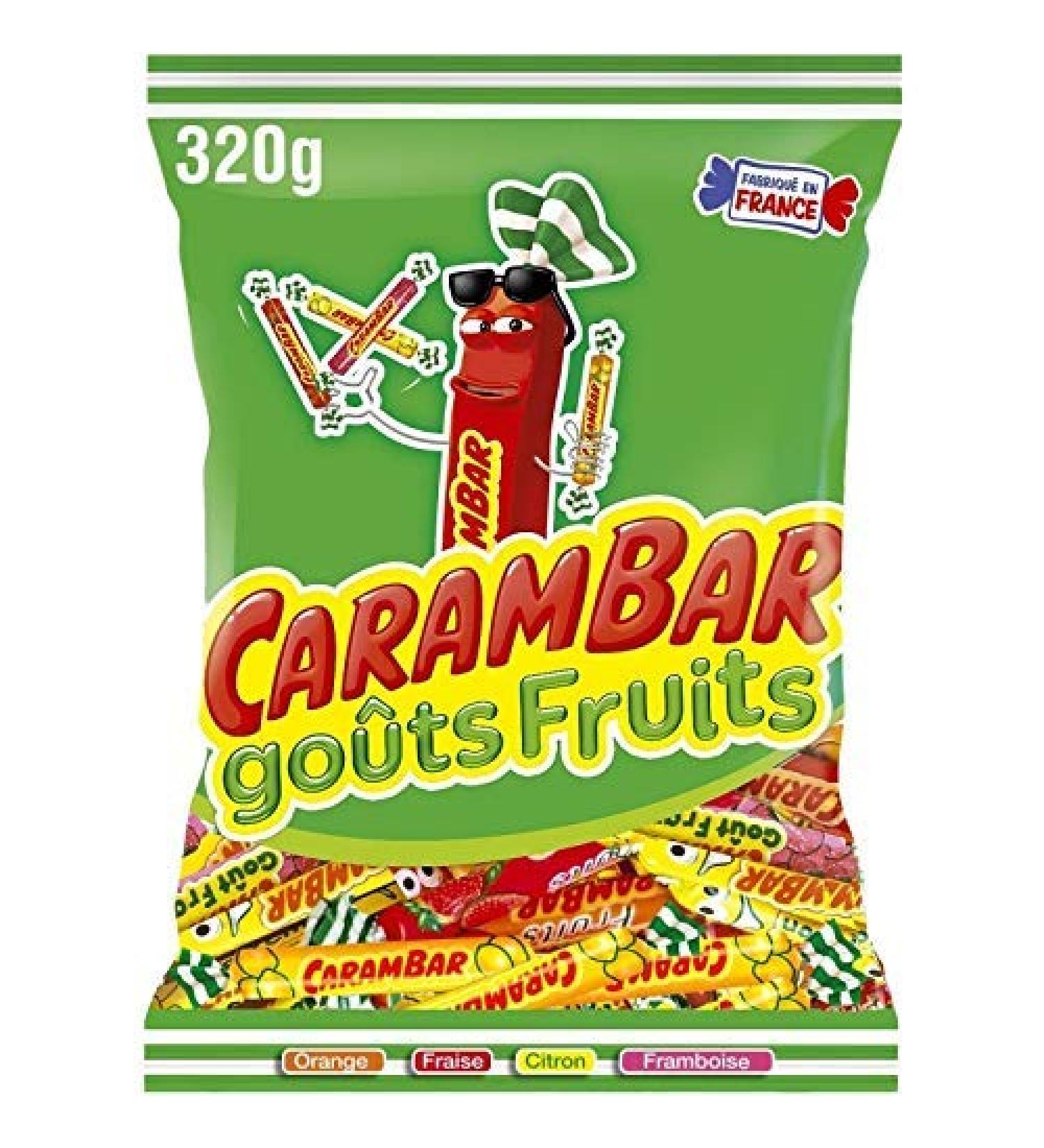 CARAMBAR - Fruits 320G - Lot De 4 - livraison offerte