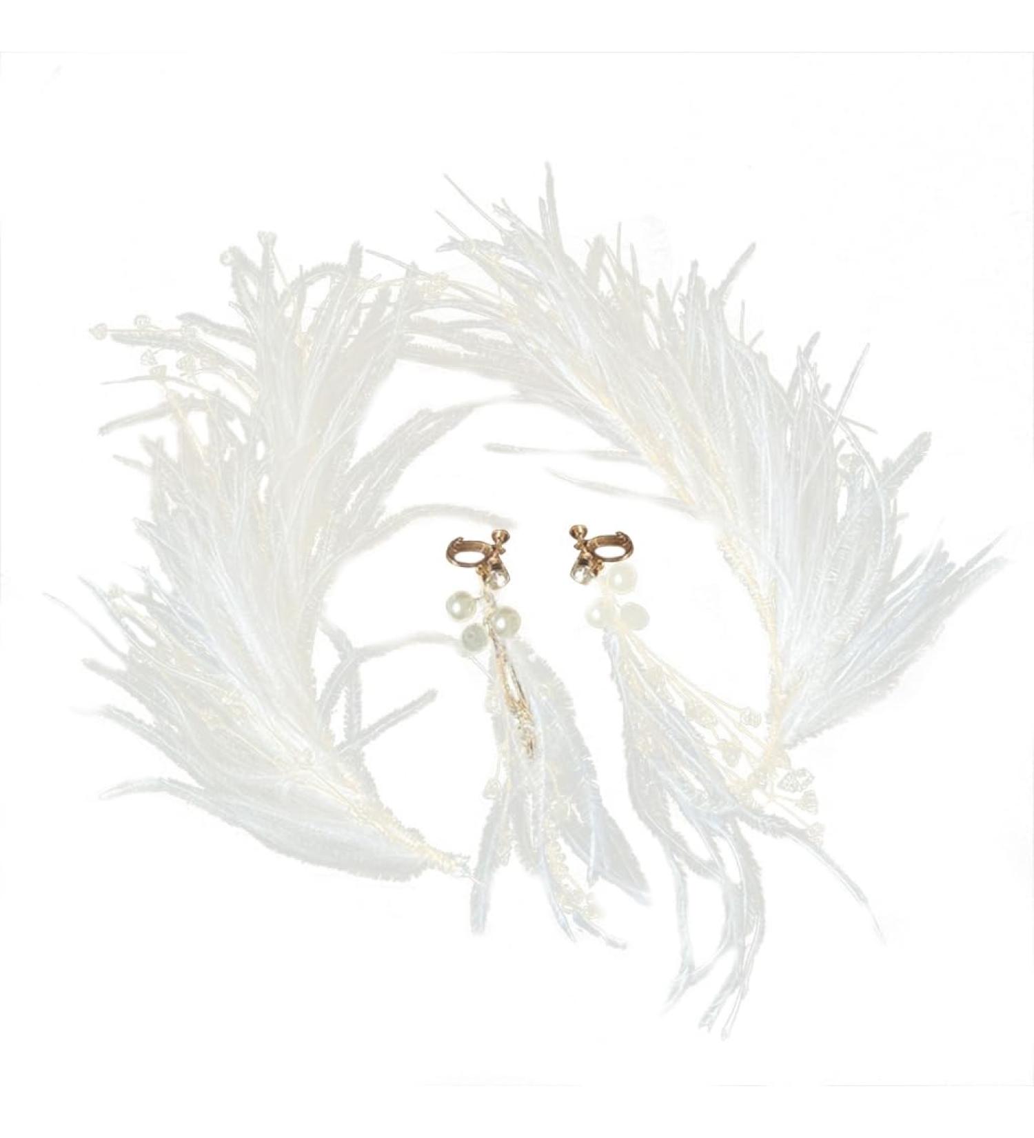JSGHGDF Artificial Hair lip s rystal Hairband Wedding Party Ancient Women omic-Show Headwear Hairpin earring set - Buy Online on GoSupps.com
