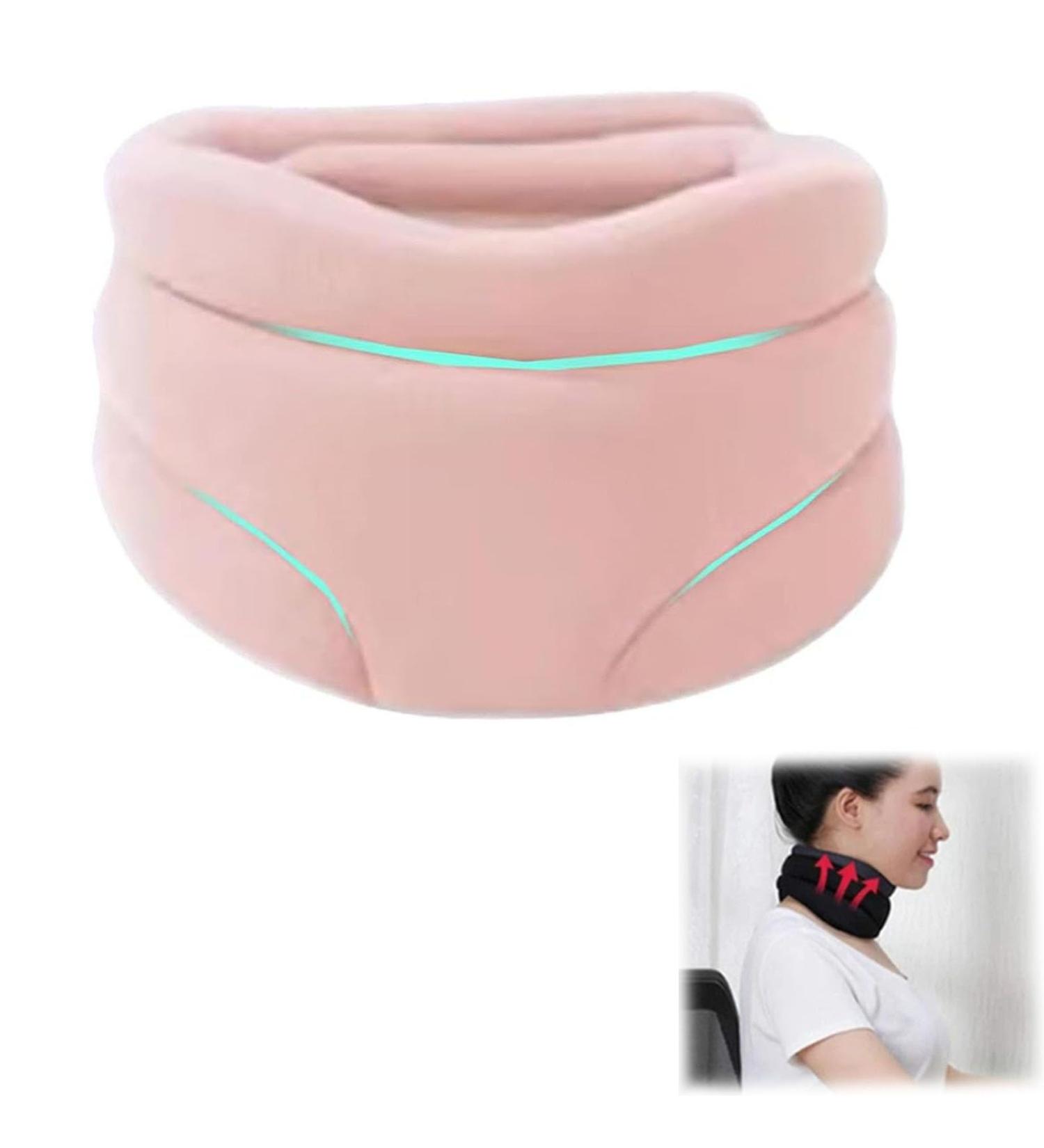 Neck Brace for Sleeping Neck Support Brace for Pressure Relief Neck Anti-Aging Support for Men and Women Sleep Aid Neck Brace (Pink) - Buy Online on GoSupps.com