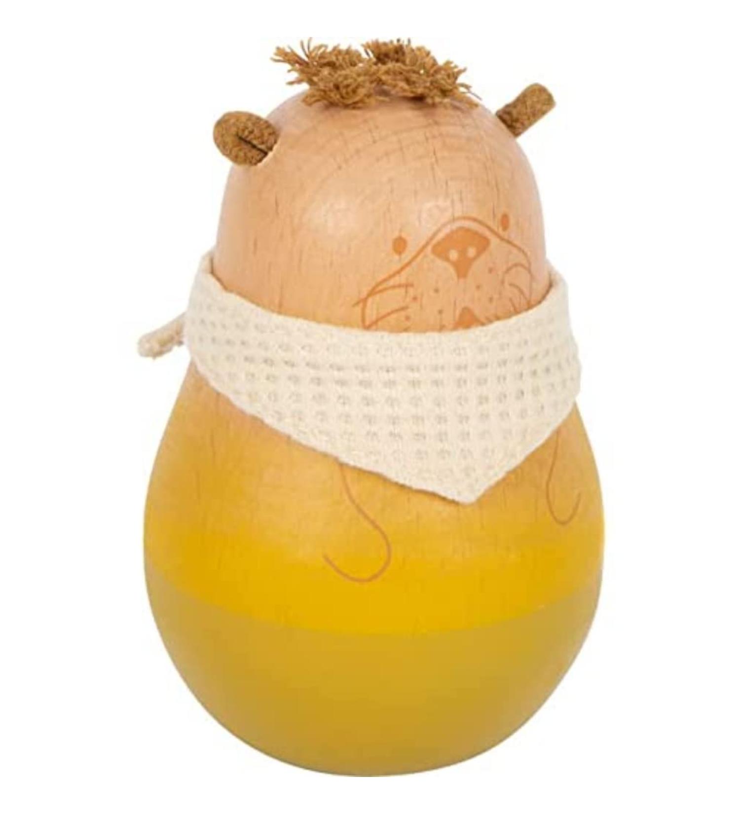 Small Foot Baby Tumbler Seaside - Wooden Toy with Sound for 8 Months+ | Otter Design | International Shipping - Buy Online on GoSupps.com