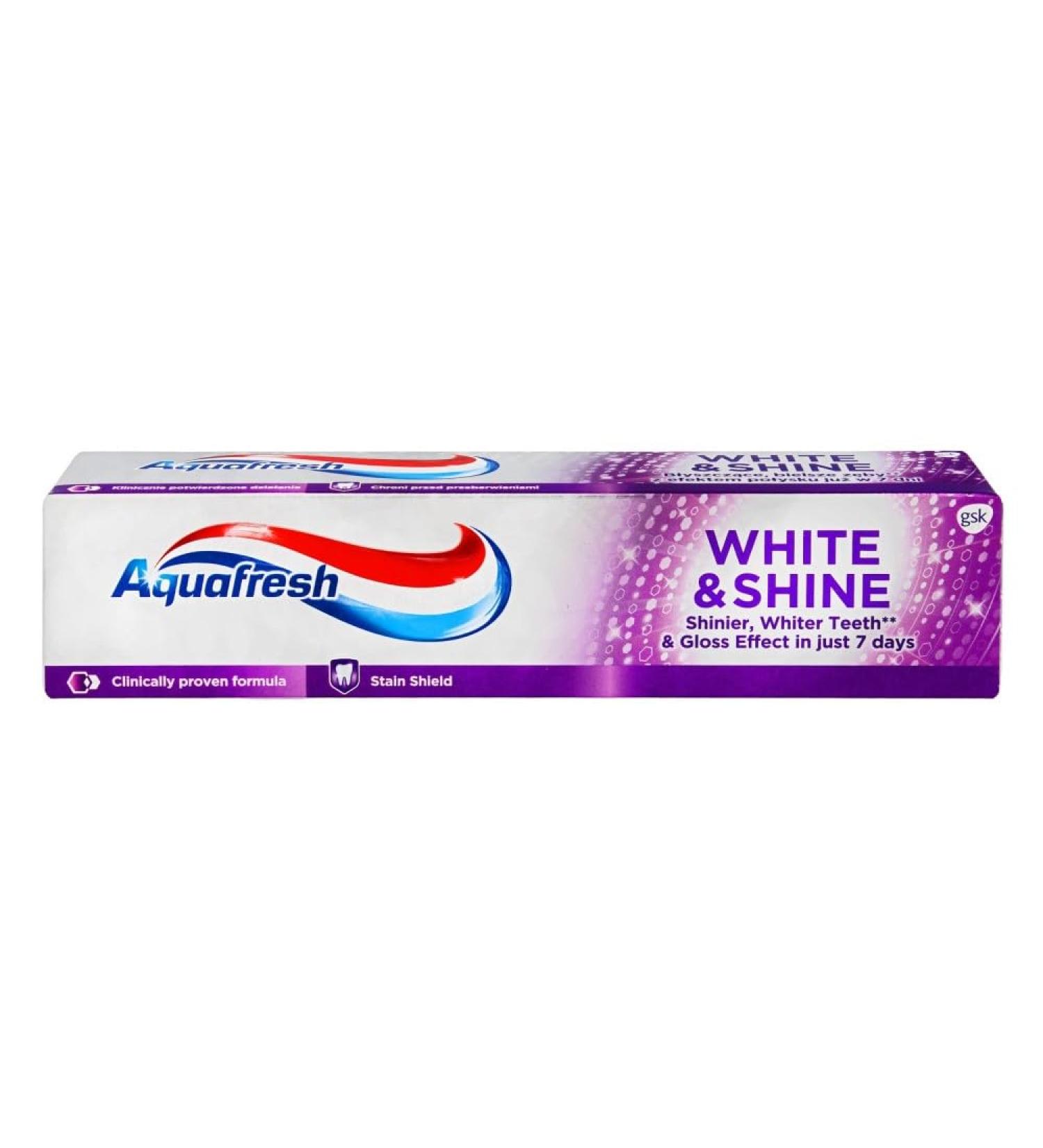 Aquafresh White & Shine Tandpasta 100 ml 3 stuks - Buy Online on GoSupps.com
