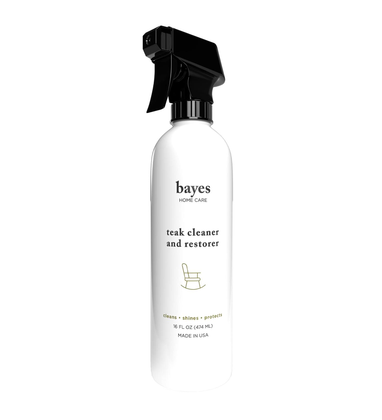 Bayes Teak Cleaner & Restorer - 16 oz - Cleans, Shines, Protects Teak - High Performance Formula - Buy Online on GoSupps.com