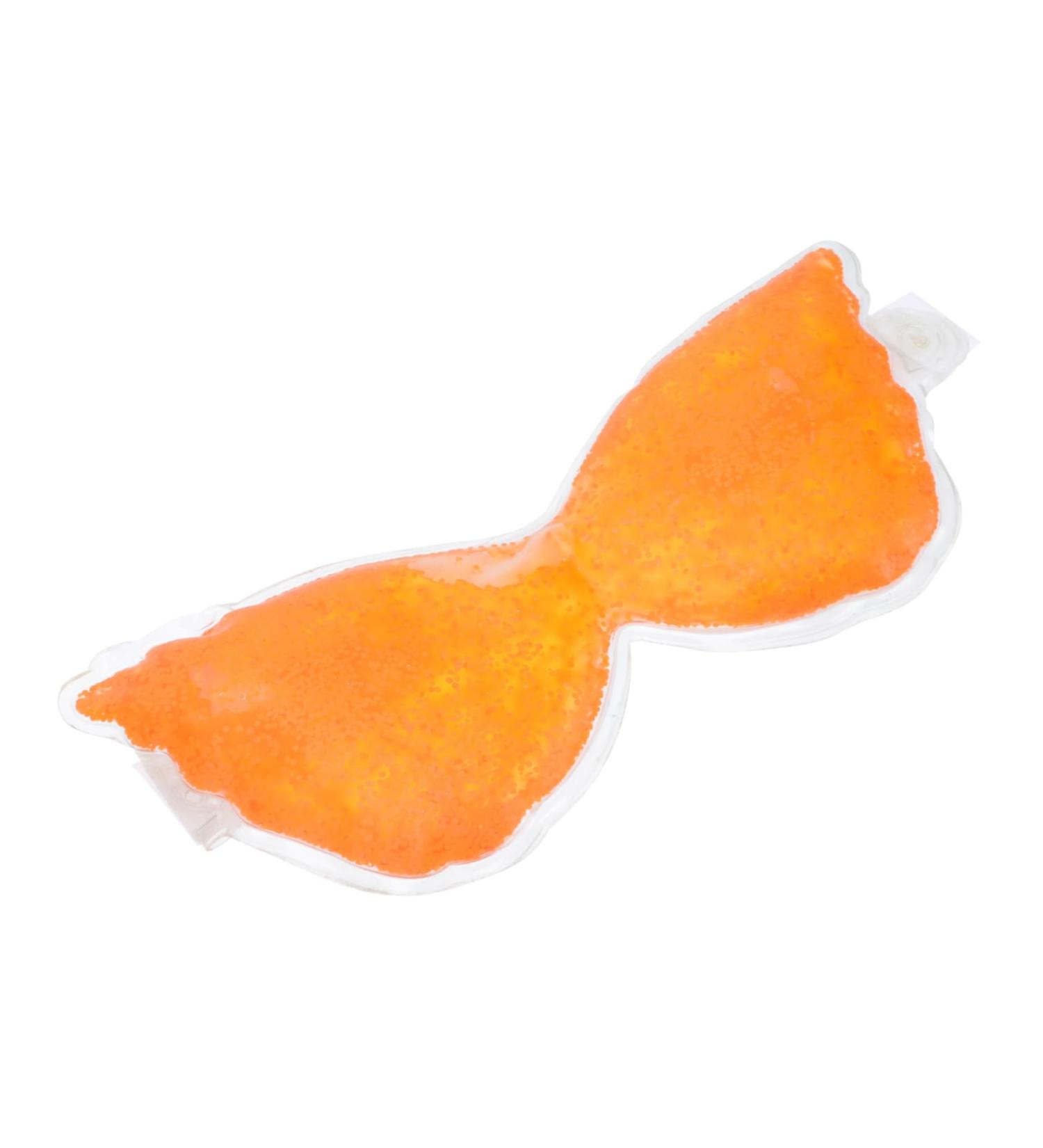 Healeved Ice Butterfly Eye Mask - Silk Gel Sleep Mask for Cooling and Comfort - Orange - Buy Online on GoSupps.com