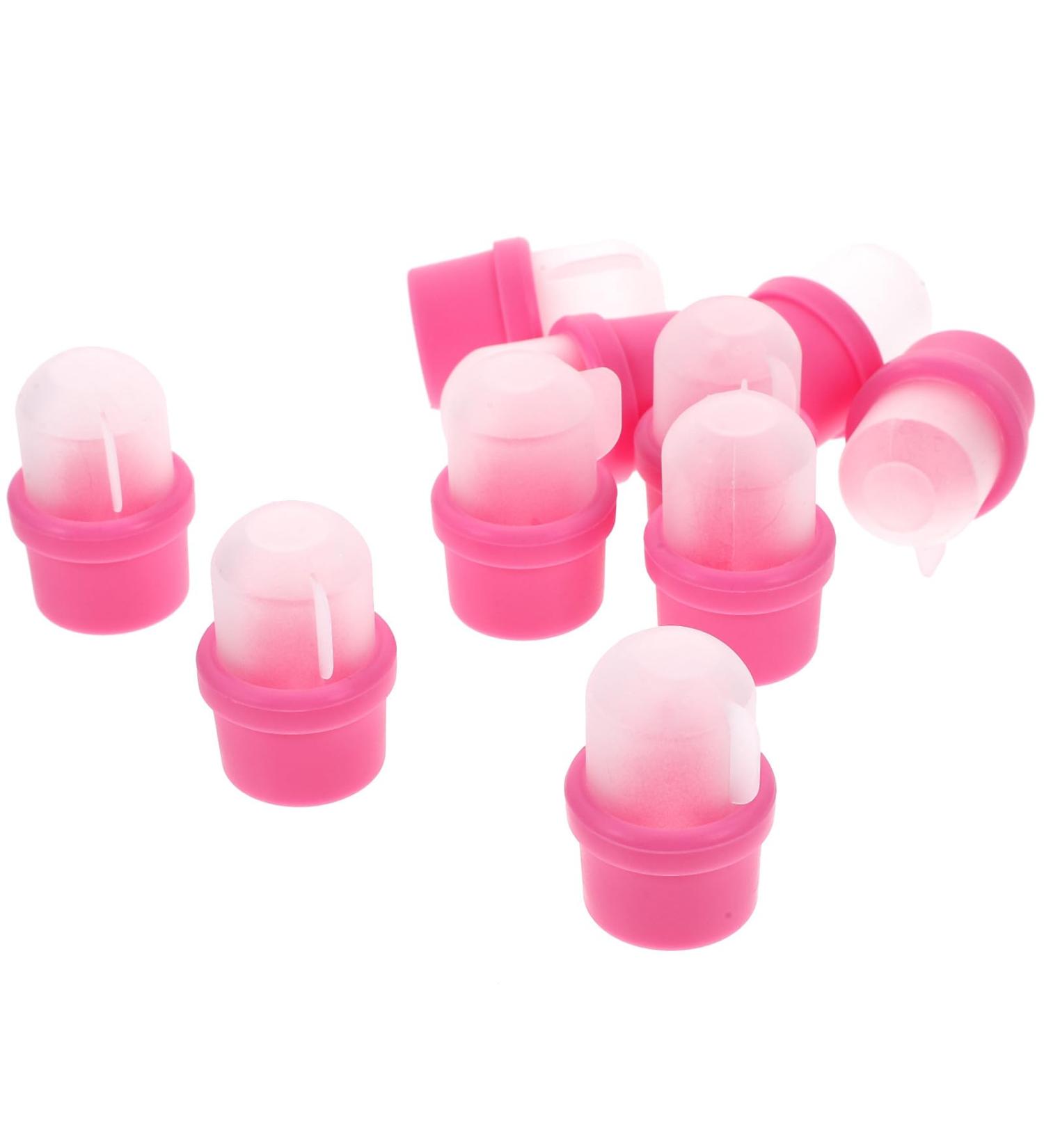 OSALADI 20 Pi ces Dissolvant pour Vernis Ongles en Silicone Capuchons de Trempage R utilisables Outil Polyvalent pour Retirer Vernis Gel et Colle Manucure Domicile et Salon - Buy Online on GoSupps.com